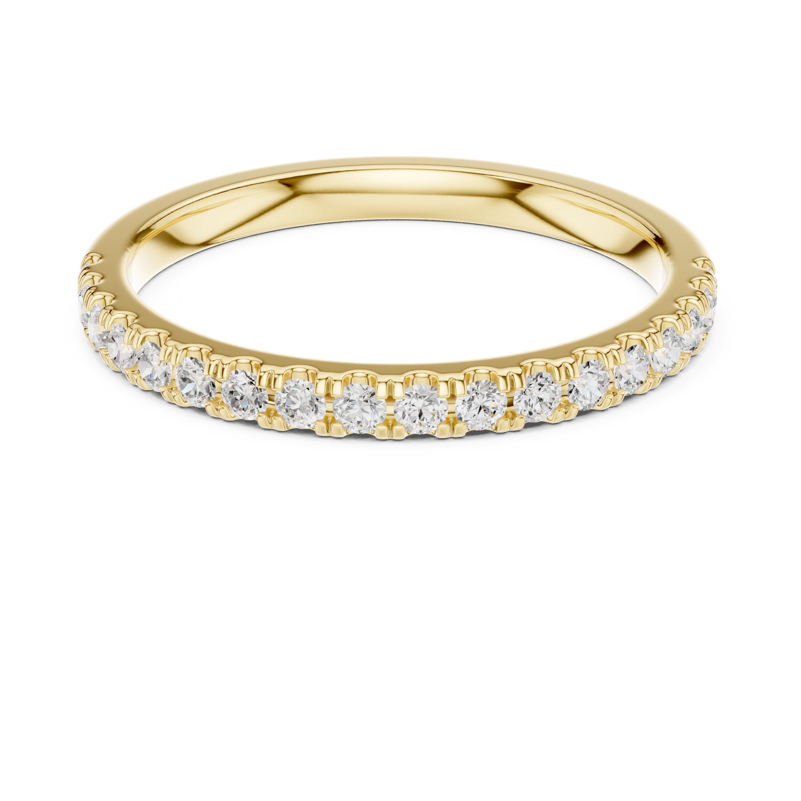 Topaz Vintage Diamond Engagement Ring in Yellow Gold - VYKA Diamonds