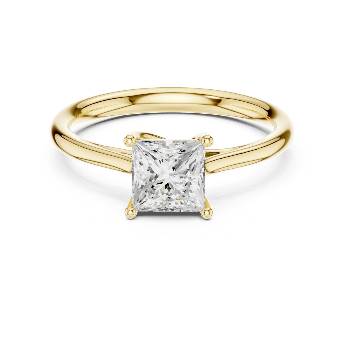 Princess Cut Solitaire Engagement Ring