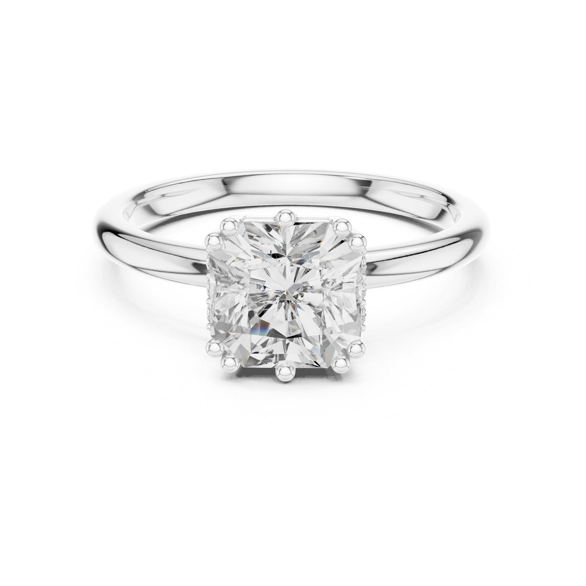 Radiant Cut Solitaire Engagement Ring