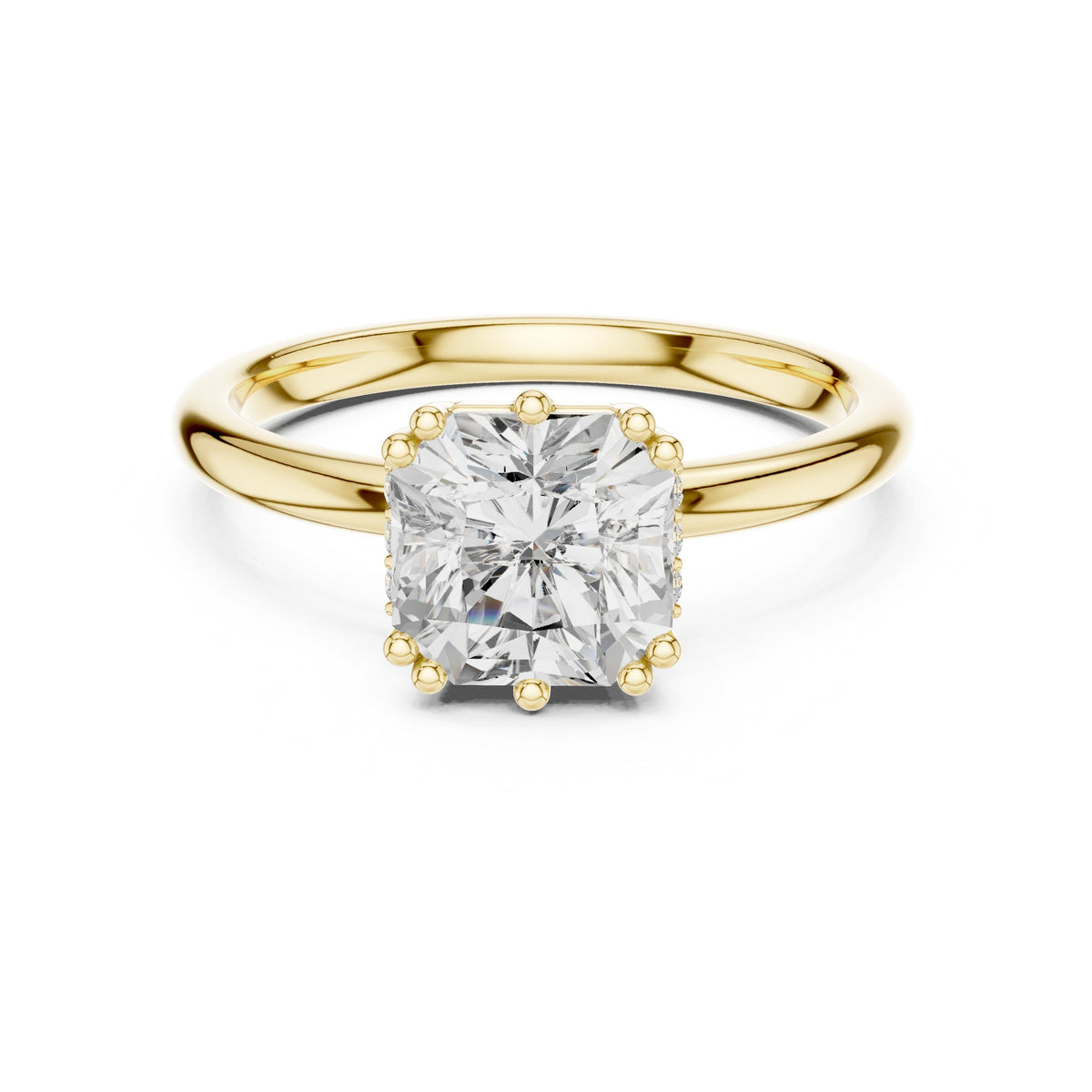 Radiant Cut Solitaire Engagement Ring