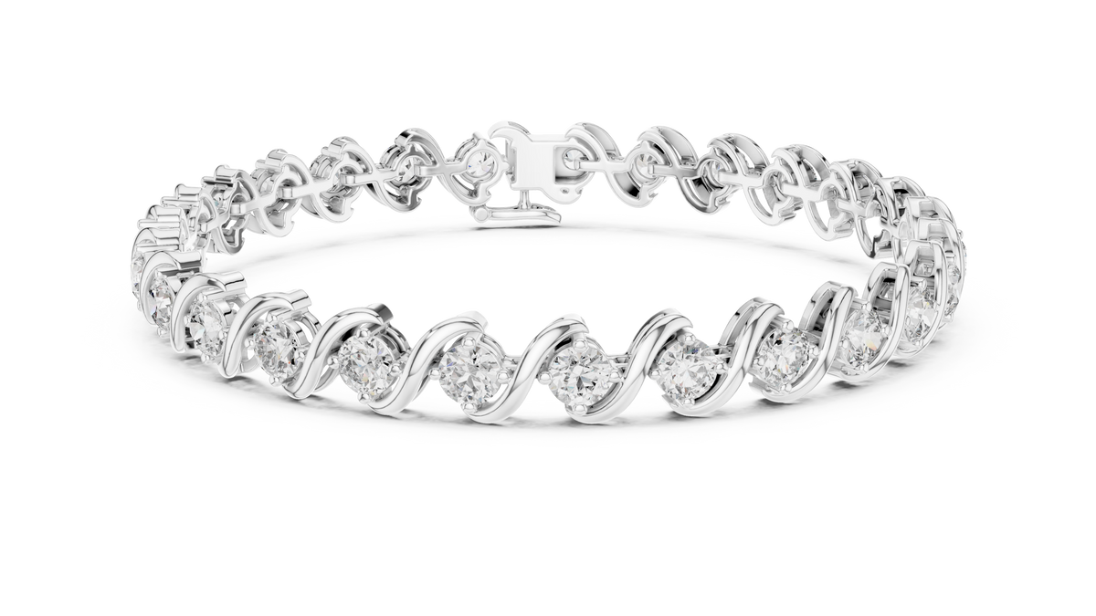 Graduated Collet Bracelet
