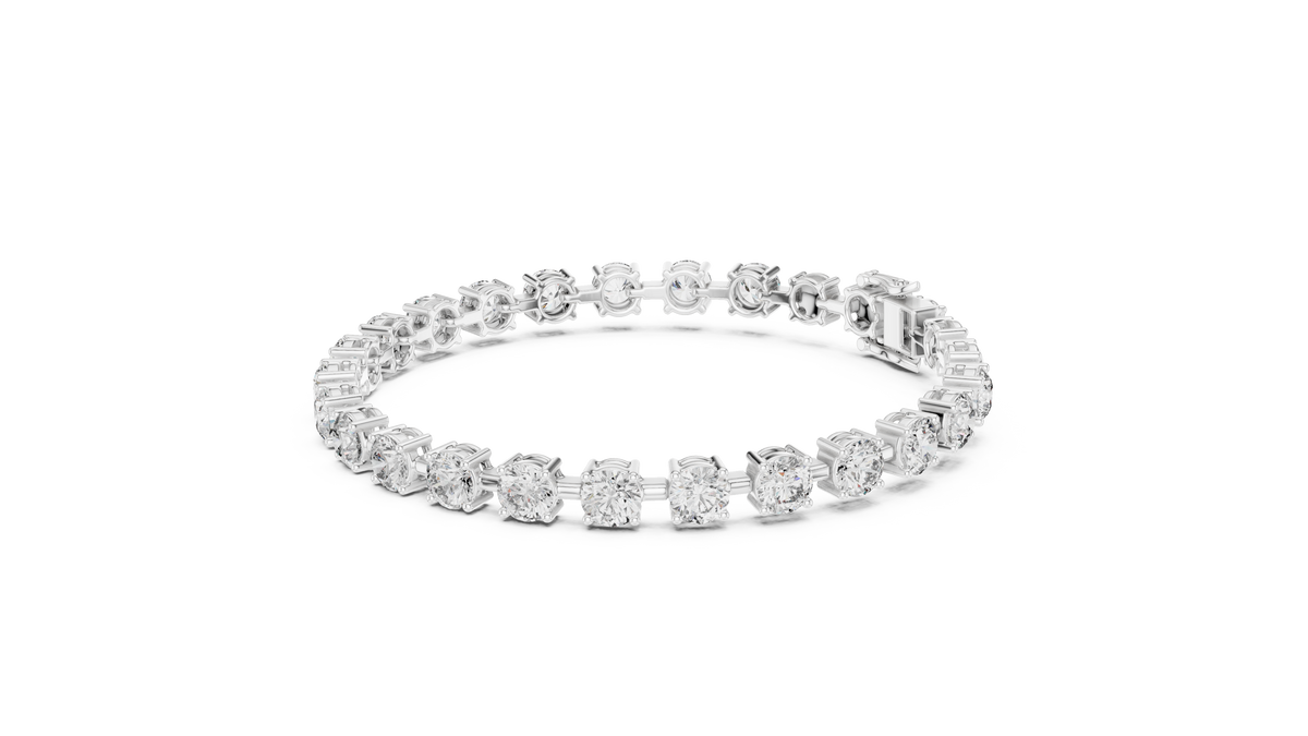 Solitaire Collet Bracelet