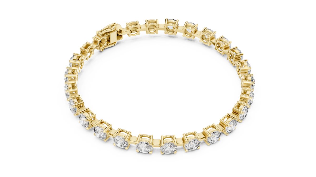 Solitaire Collet Bracelet