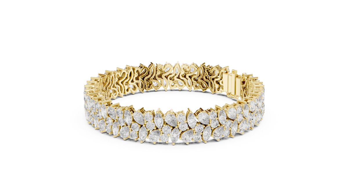 Celestial Mixed-Cut Bracelet