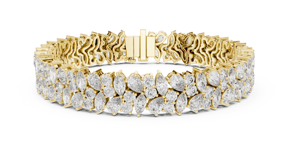 Celestial Mixed-Cut Bracelet