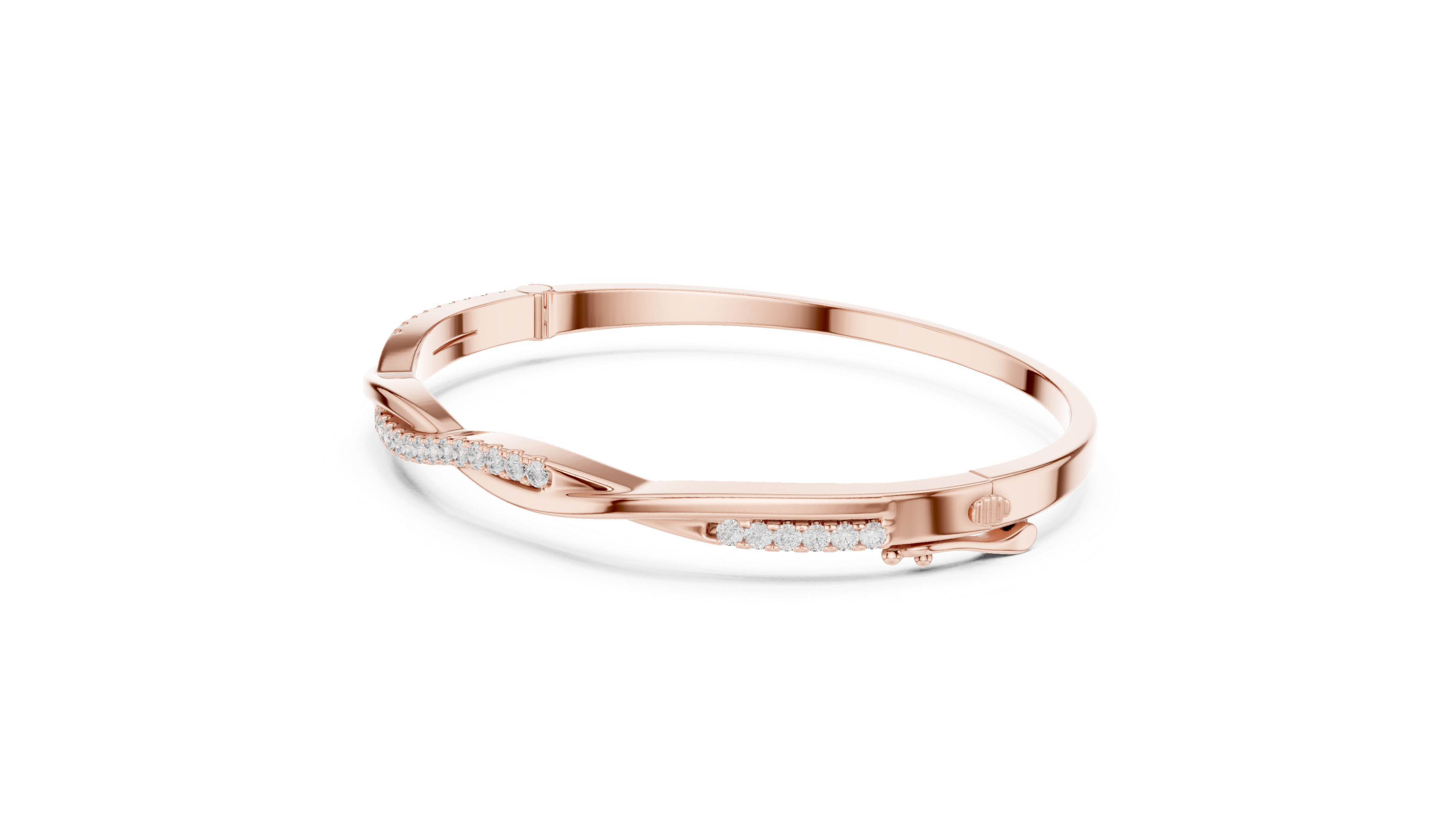 سوار مايكرو دايموند لاين in Rose Gold - VYKA Diamonds