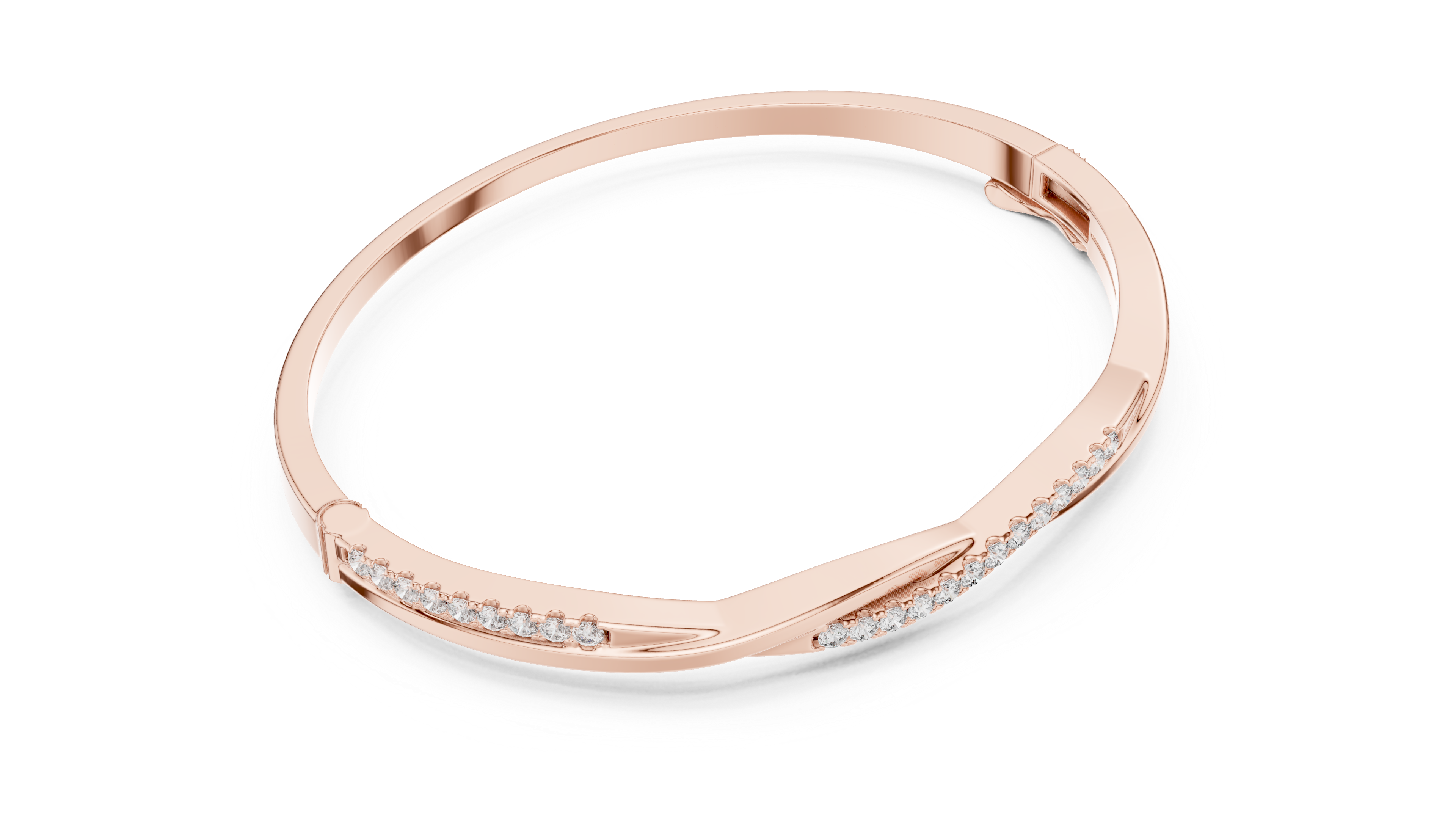 سوار مايكرو دايموند لاين in Rose Gold - VYKA Diamonds