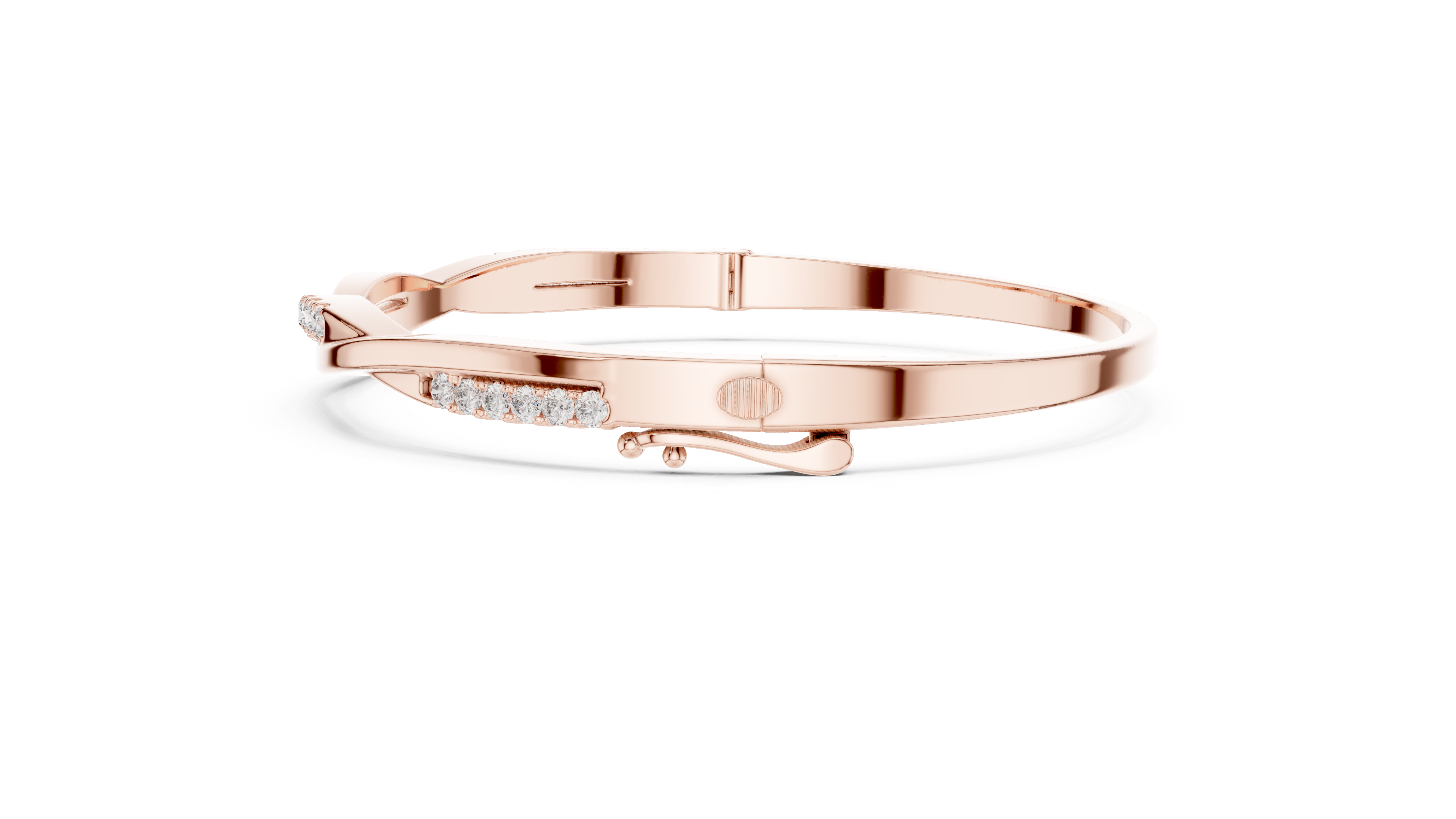 سوار مايكرو دايموند لاين in Rose Gold - VYKA Diamonds
