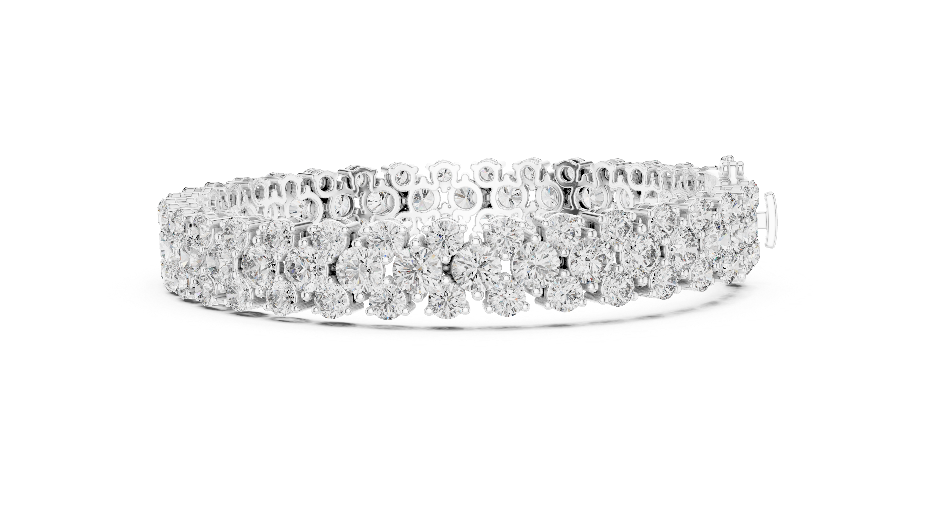 سوار Pavé Eternity in White Gold - VYKA Diamonds