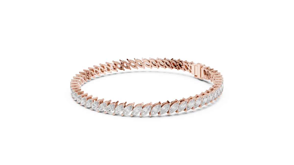 Marquise Collet Tennis Bracelet