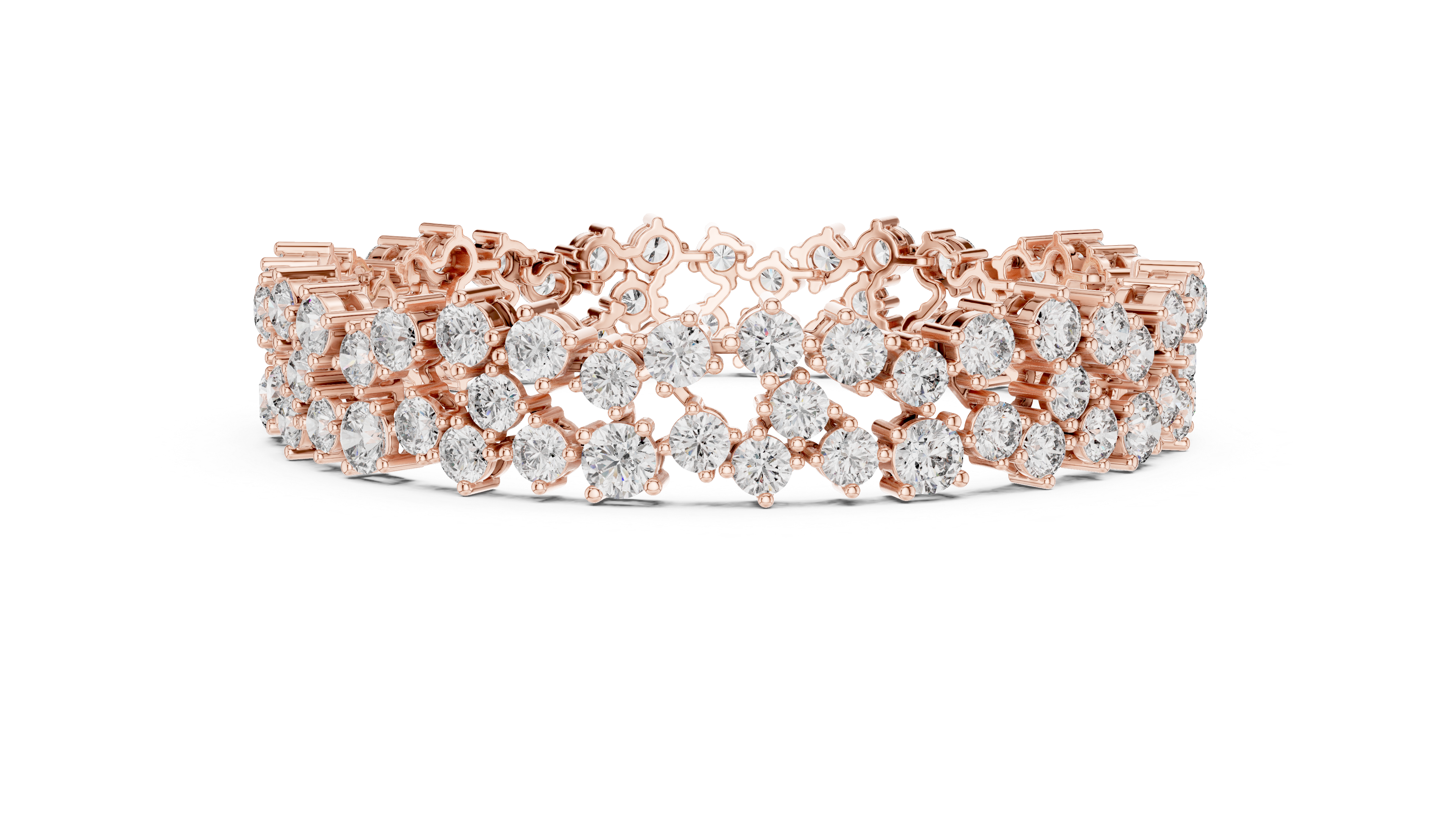سوار "دنس دايموند باند" in Rose Gold - VYKA Diamonds