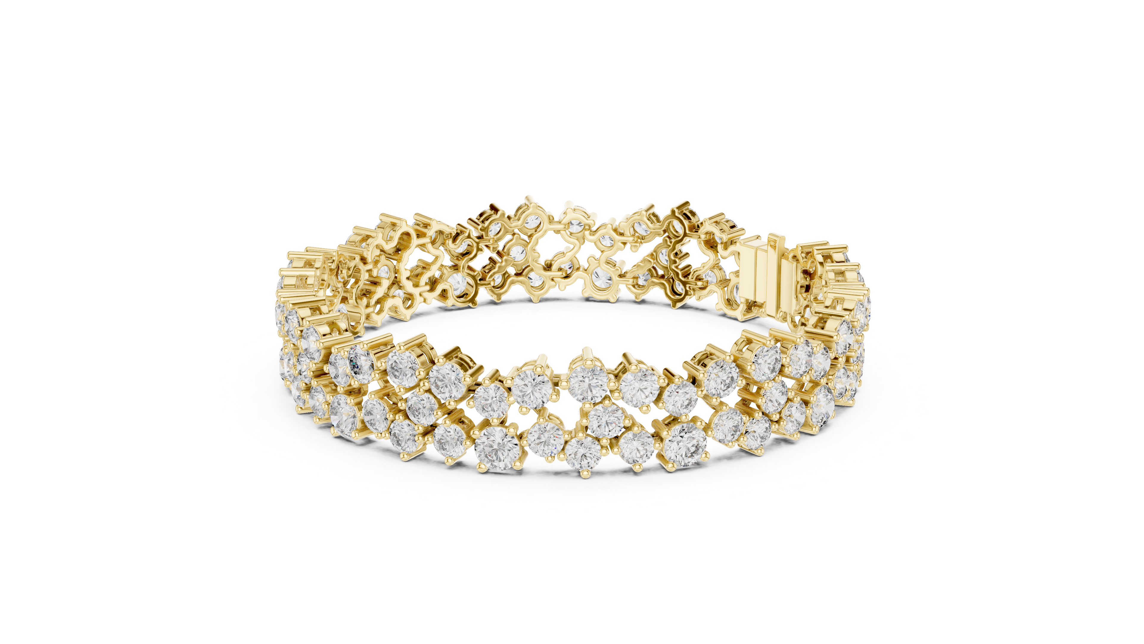 سوار "دنس دايموند باند" in Yellow Gold - VYKA Diamonds