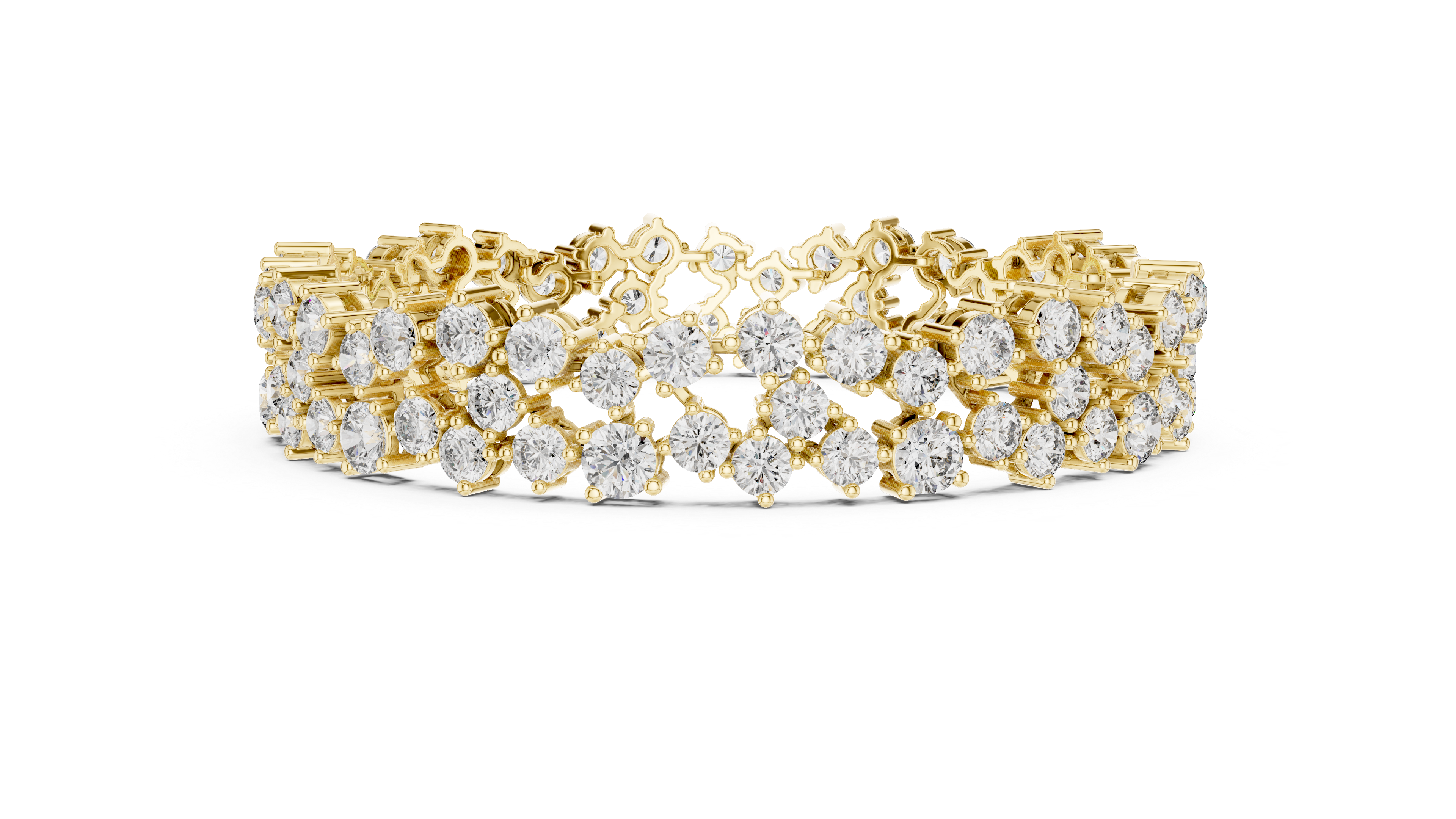 سوار "دنس دايموند باند" in Yellow Gold - VYKA Diamonds