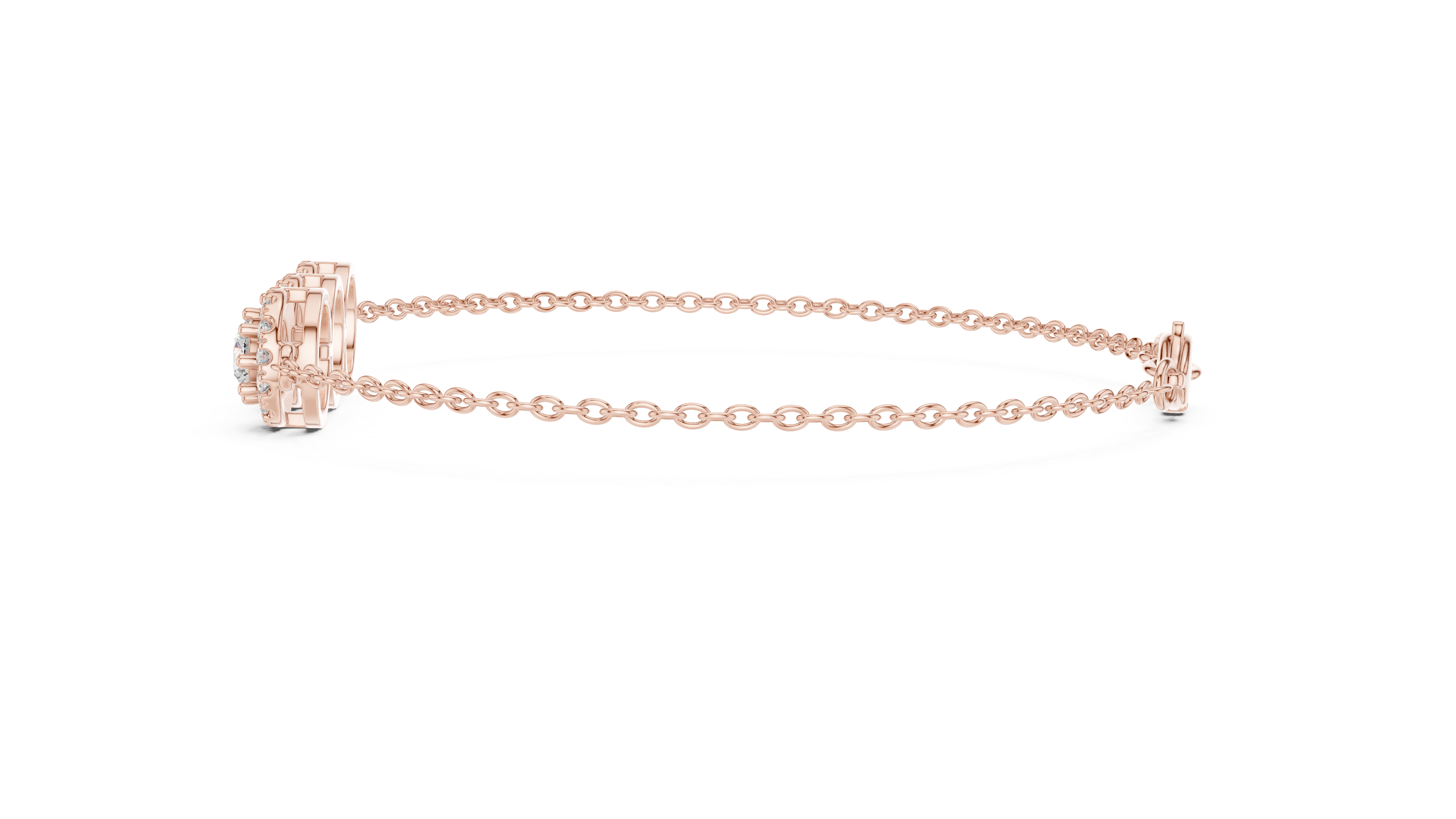 سوار سلسلة ألماس ناعم in Rose Gold - VYKA Diamonds