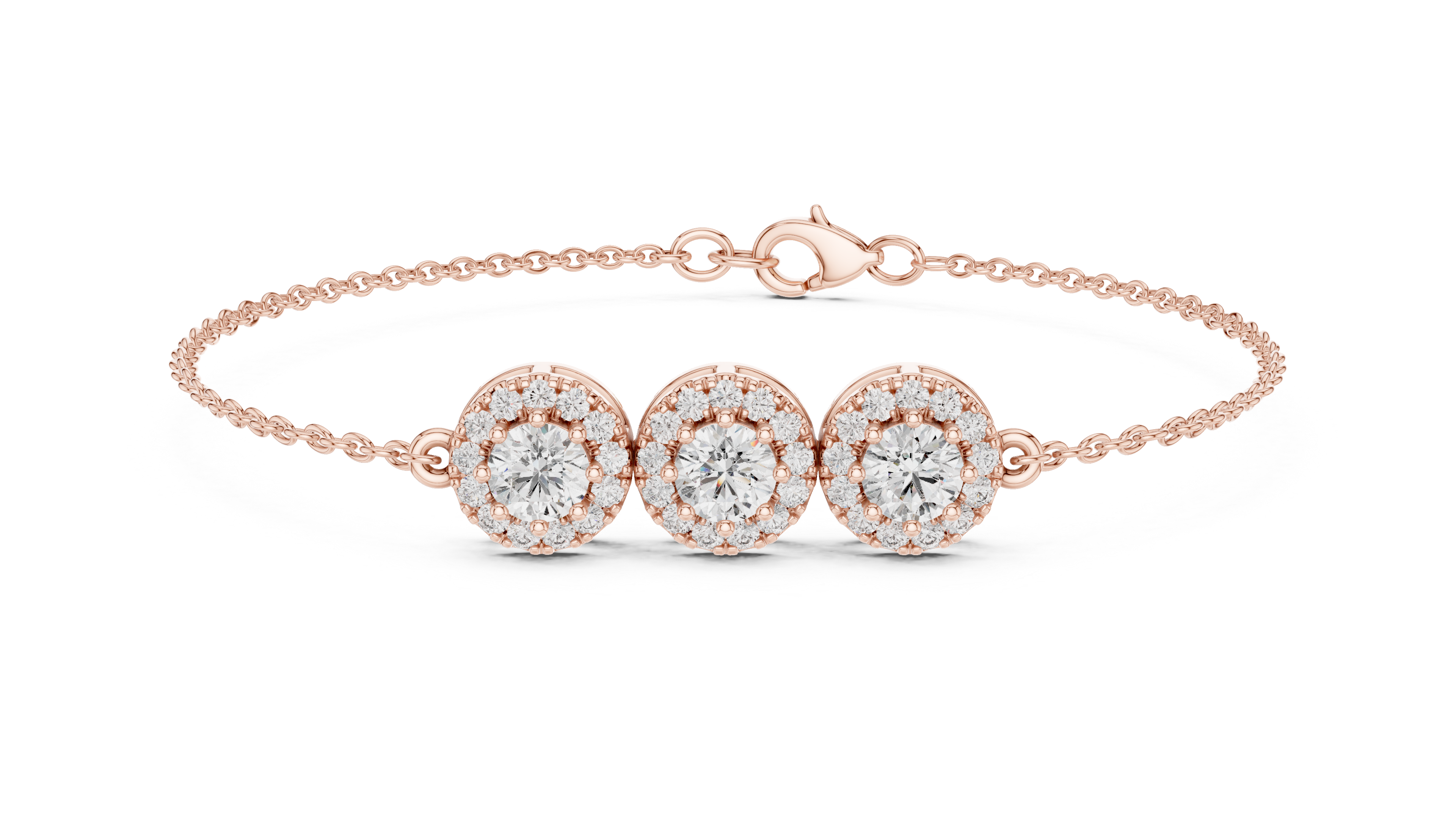 سوار سلسلة ألماس ناعم in Rose Gold - VYKA Diamonds