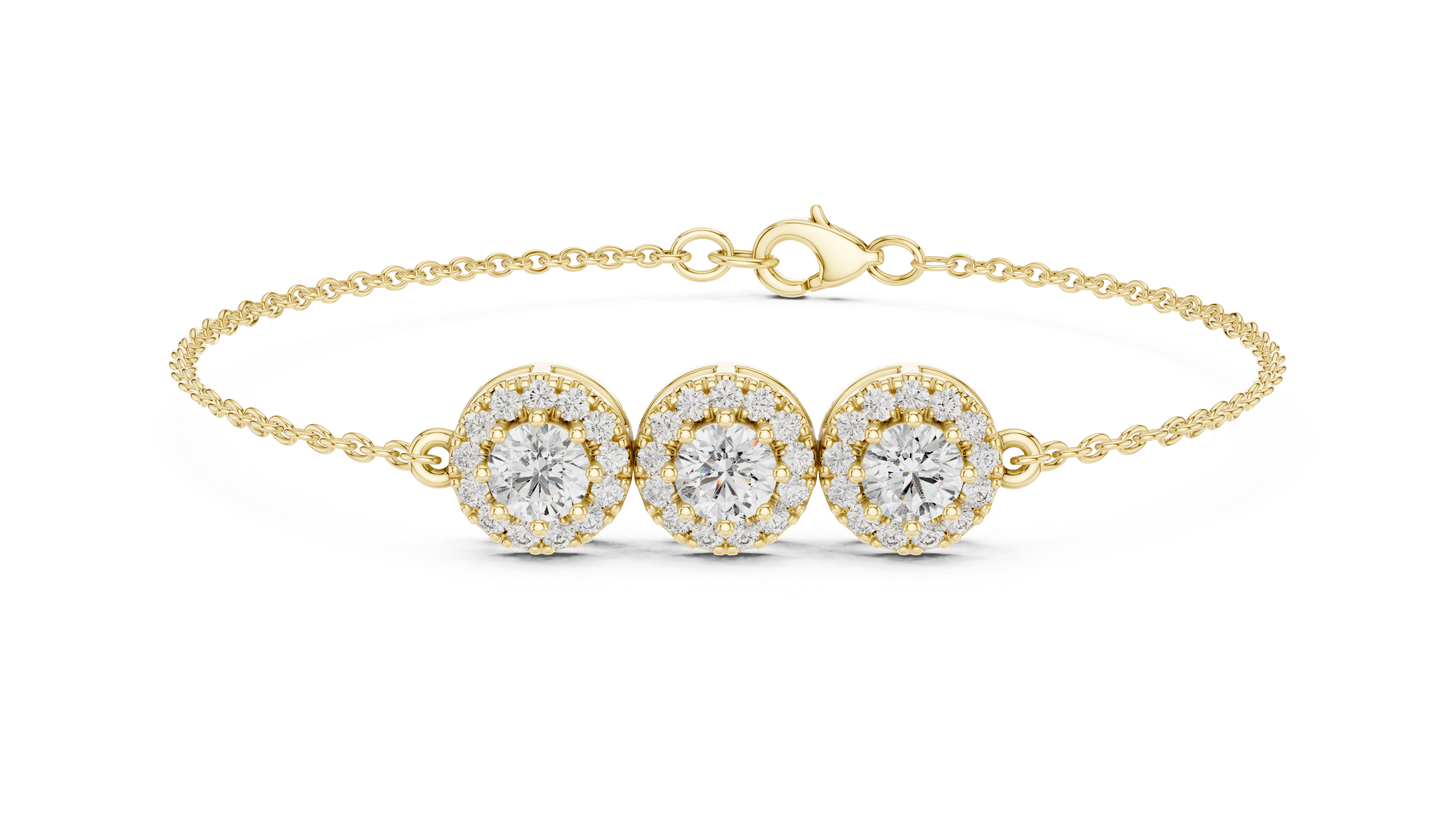 سوار سلسلة ألماس ناعم in Yellow Gold - VYKA Diamonds