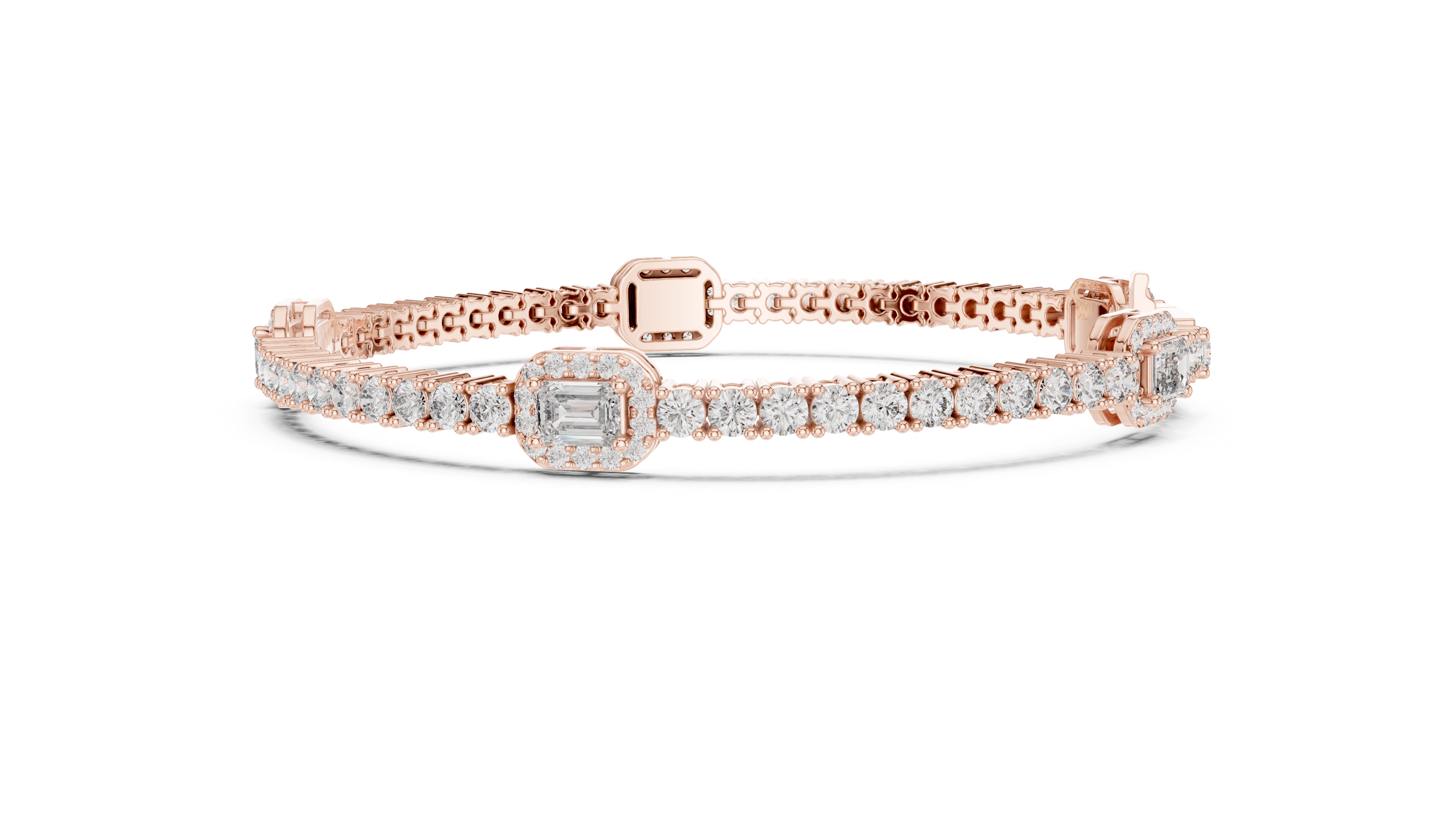 سوار مرصع بألماس الدقيق in Rose Gold - VYKA Diamonds