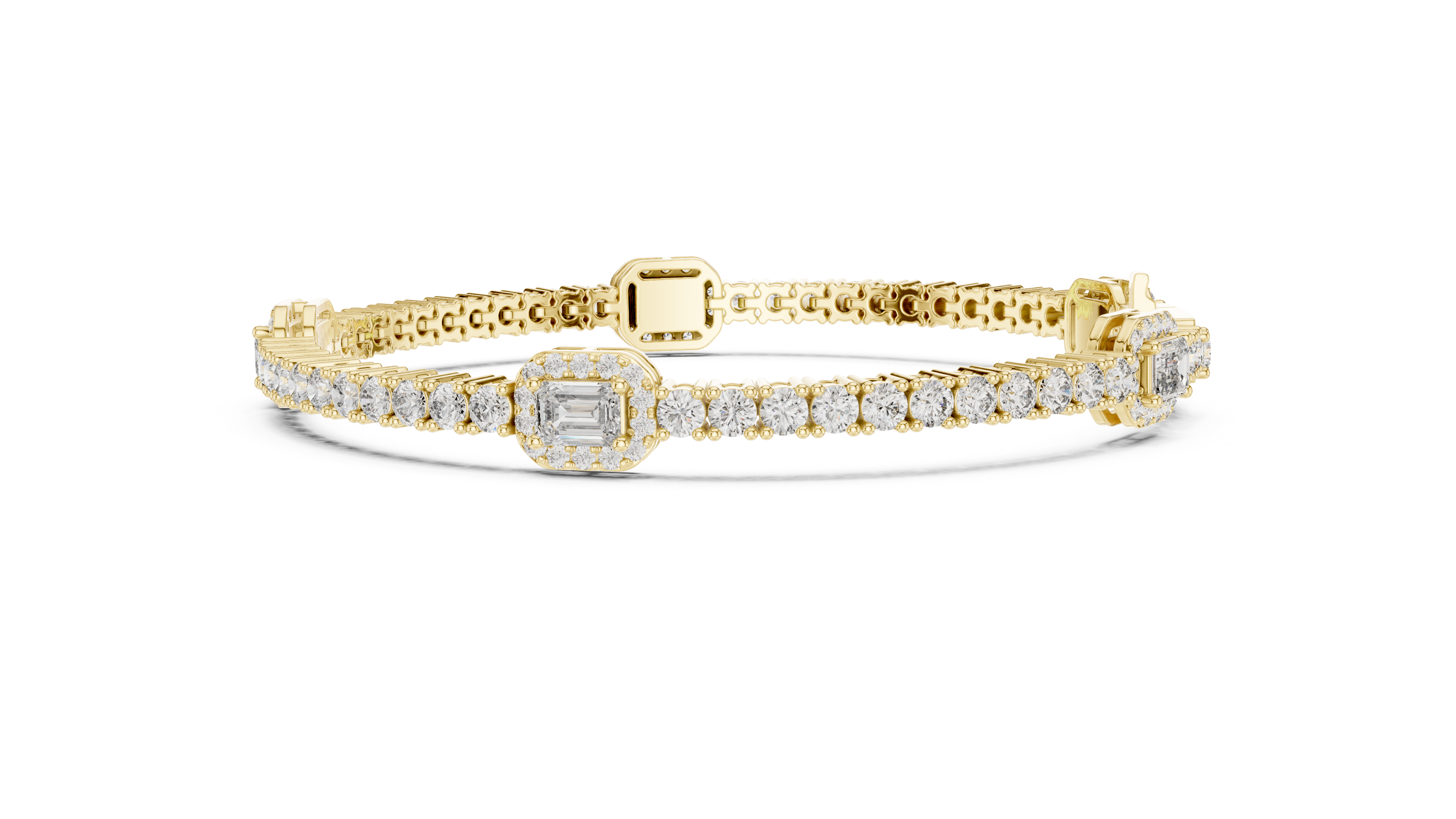 سوار مرصع بألماس الدقيق in Yellow Gold - VYKA Diamonds