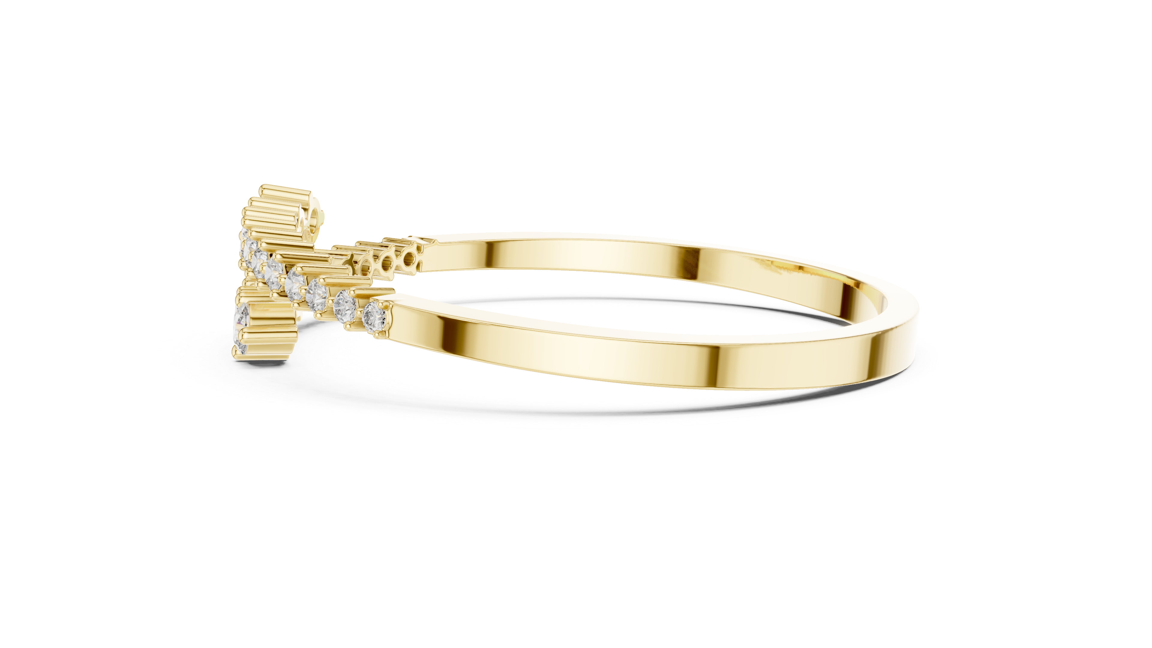 سوار مجموعة السوليتير in Yellow Gold - VYKA Diamonds