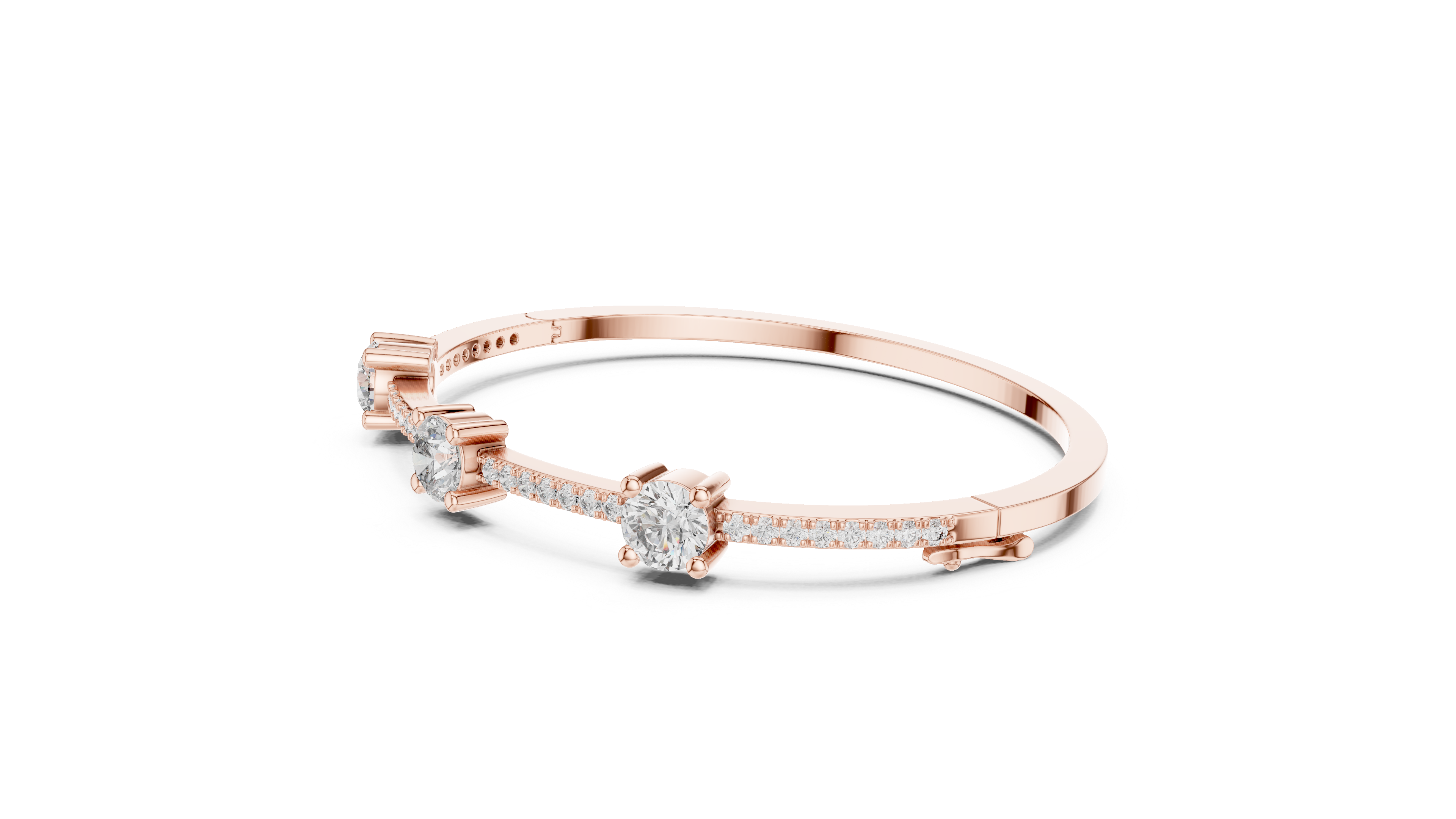 سوار اللمعان المتناثر in Rose Gold - VYKA Diamonds