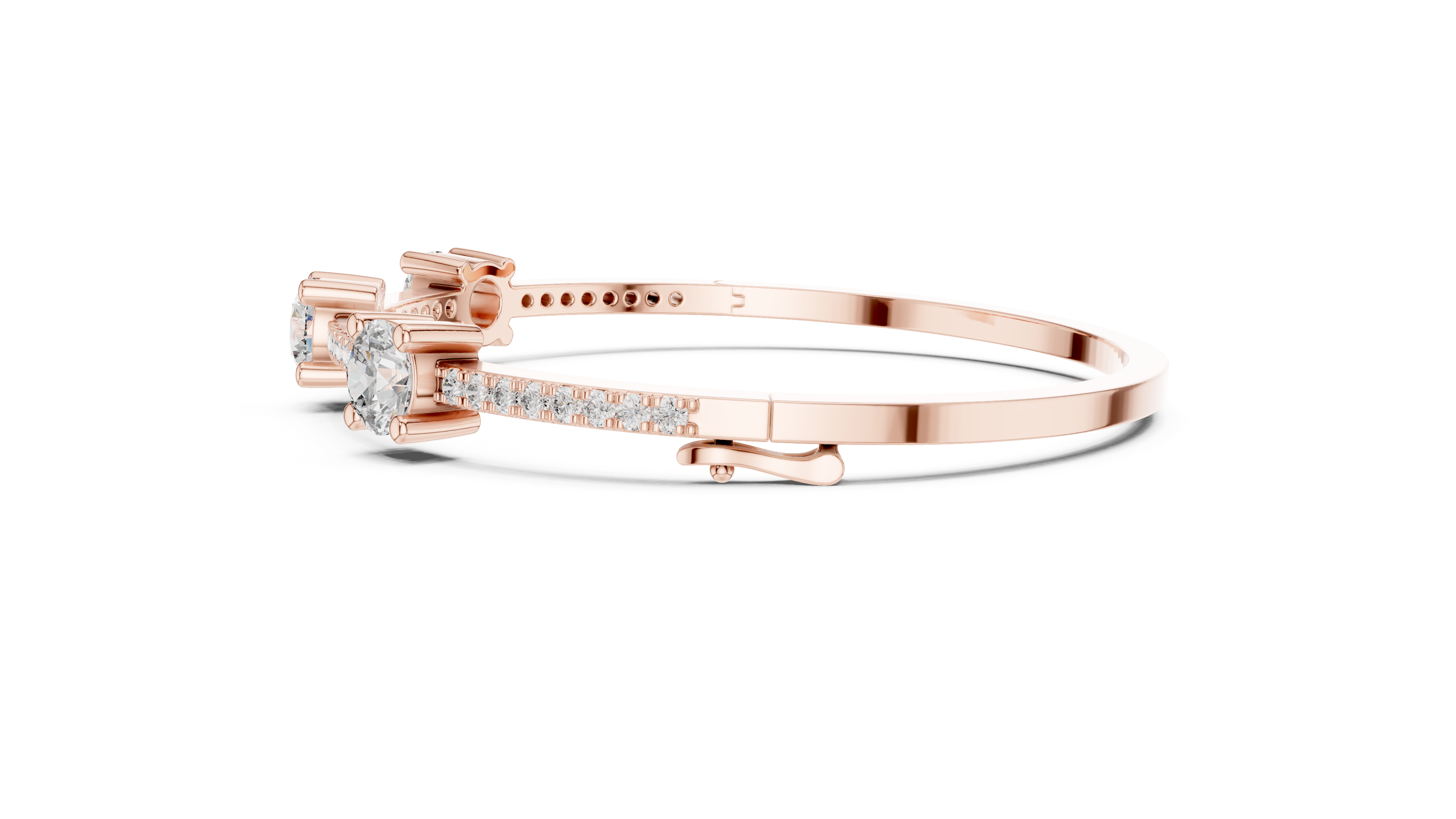 سوار اللمعان المتناثر in Rose Gold - VYKA Diamonds