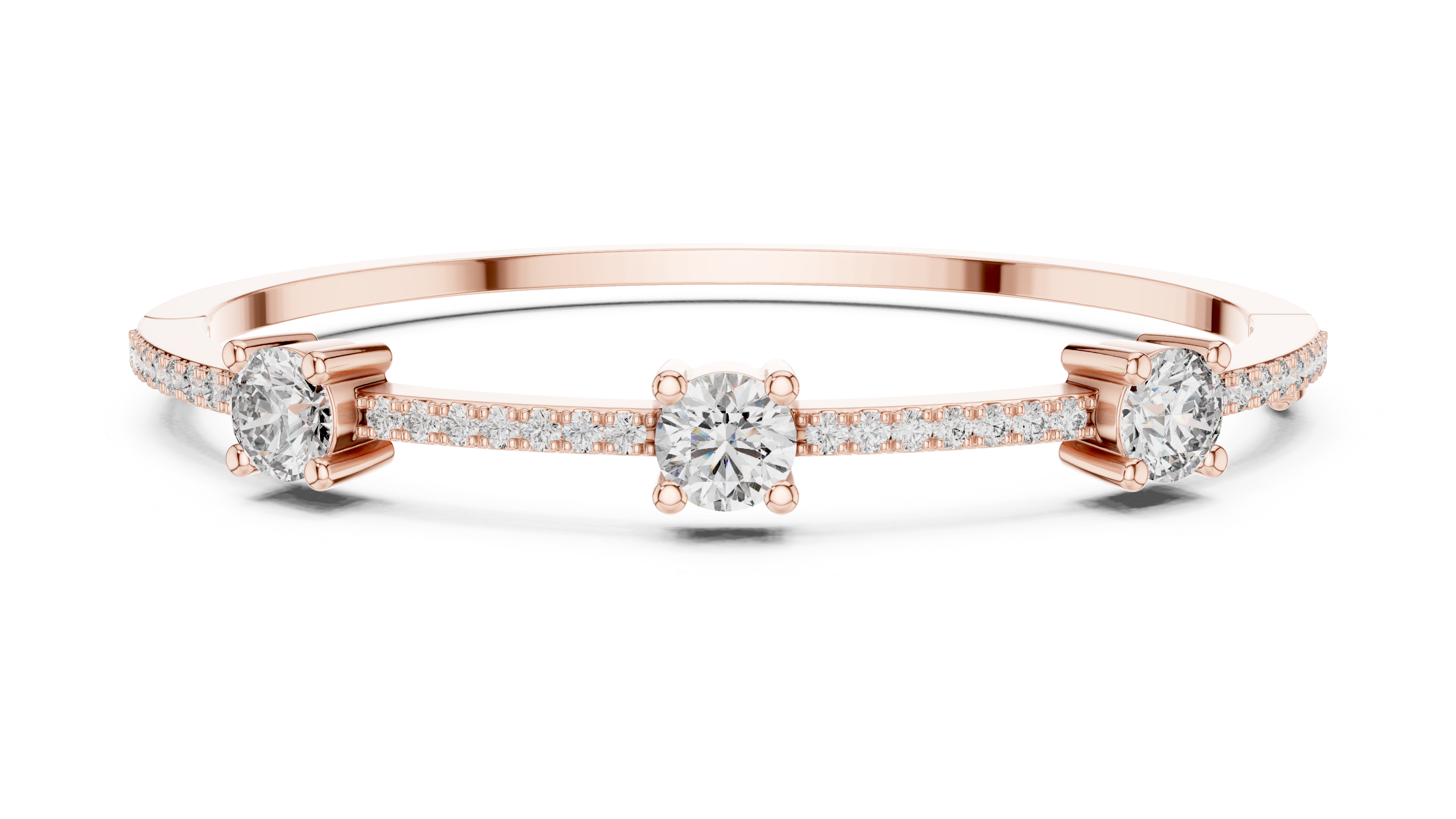 سوار اللمعان المتناثر in Rose Gold - VYKA Diamonds