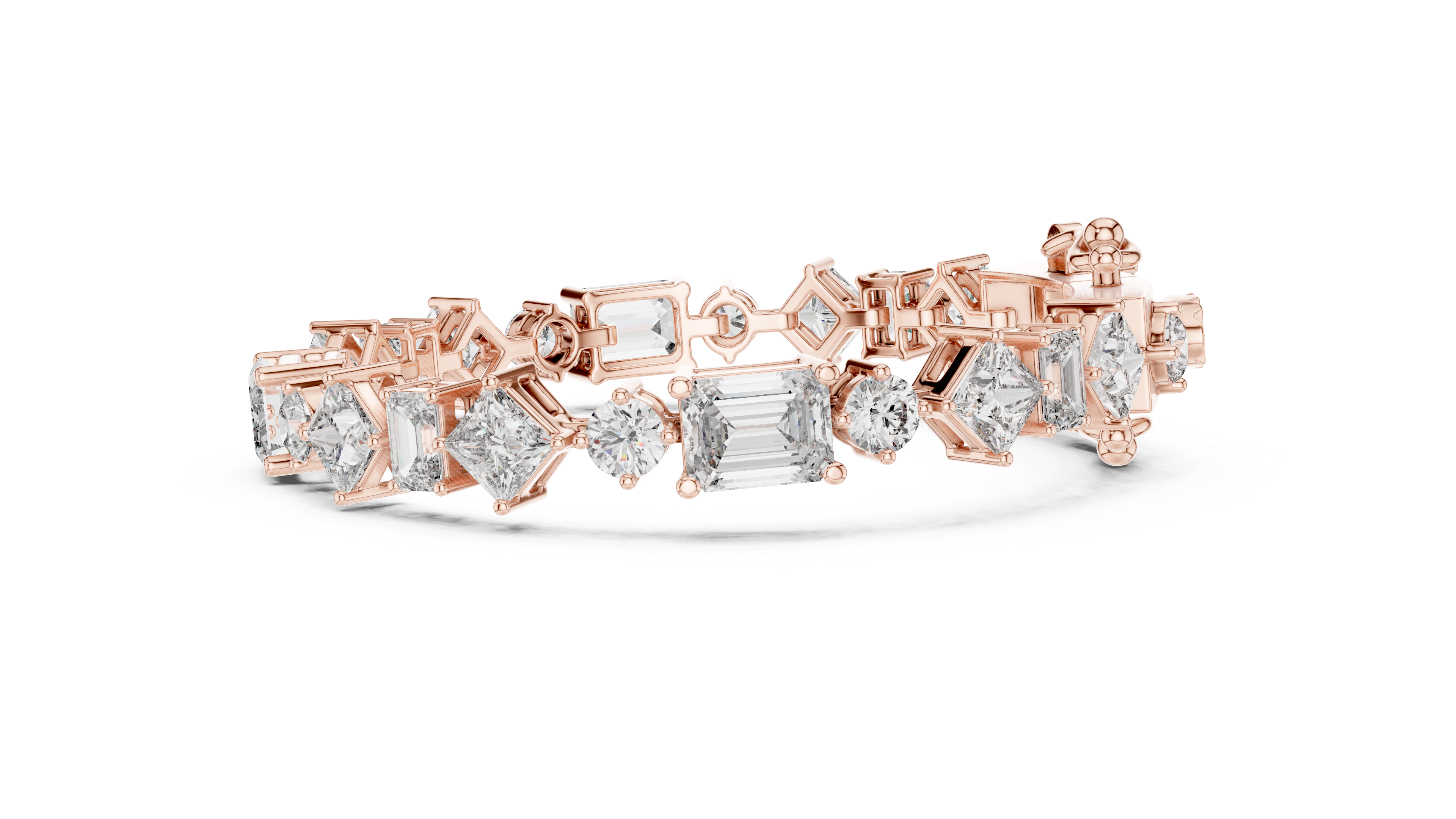 سوار سوليتير سيغنتشر in Rose Gold - VYKA Diamonds