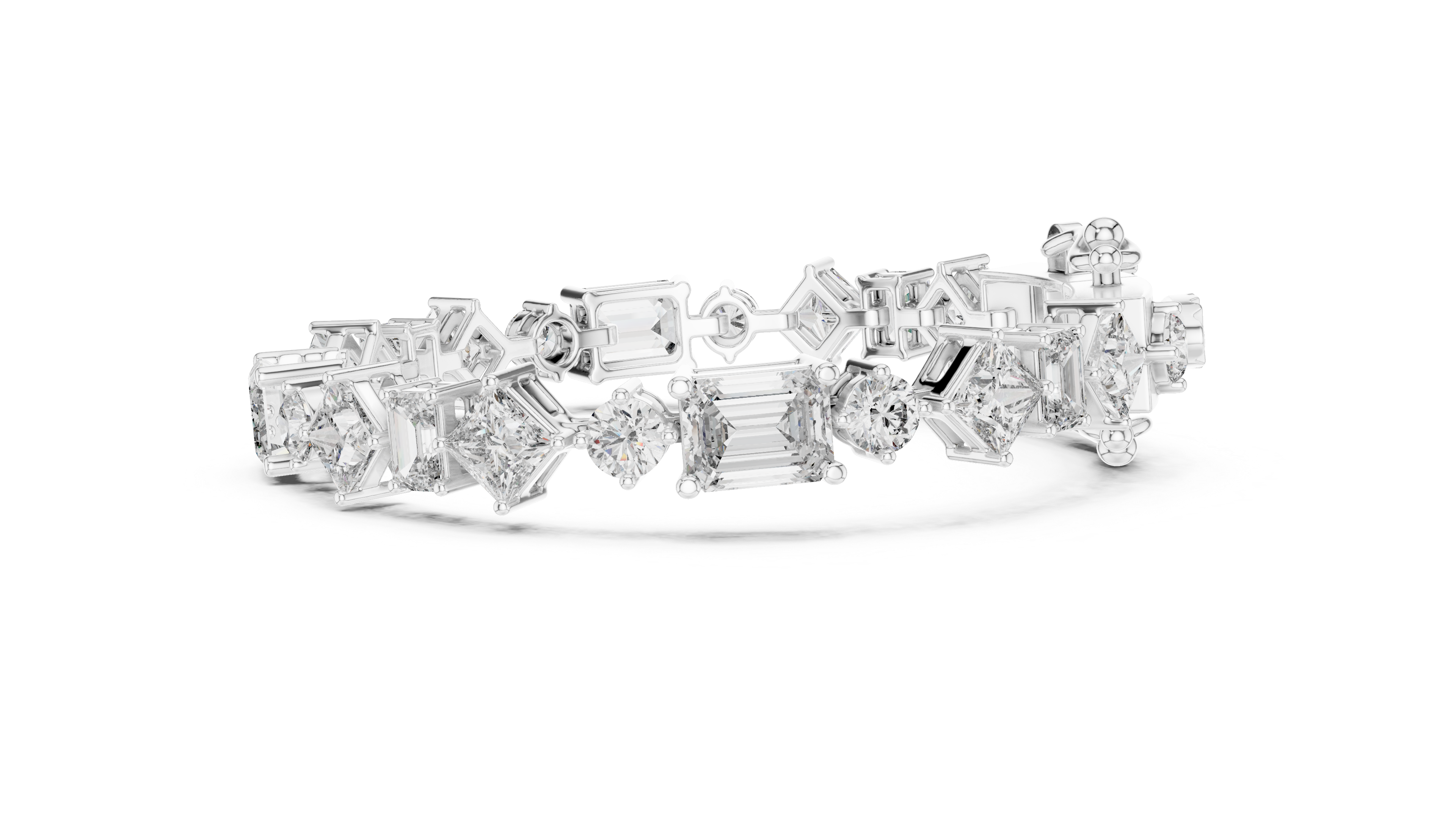 سوار سوليتير سيغنتشر in White Gold - VYKA Diamonds