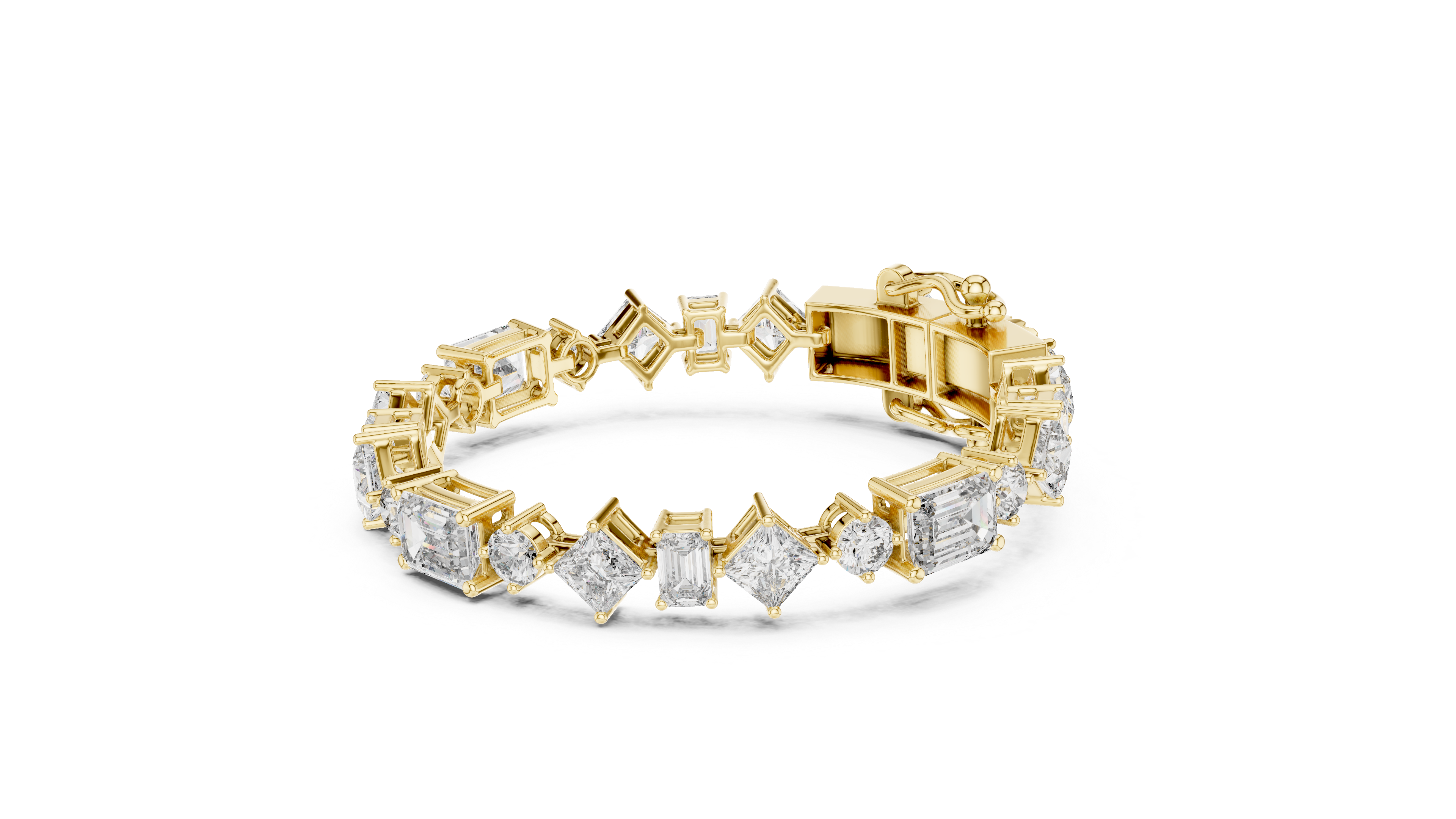 سوار سوليتير سيغنتشر in Yellow Gold - VYKA Diamonds