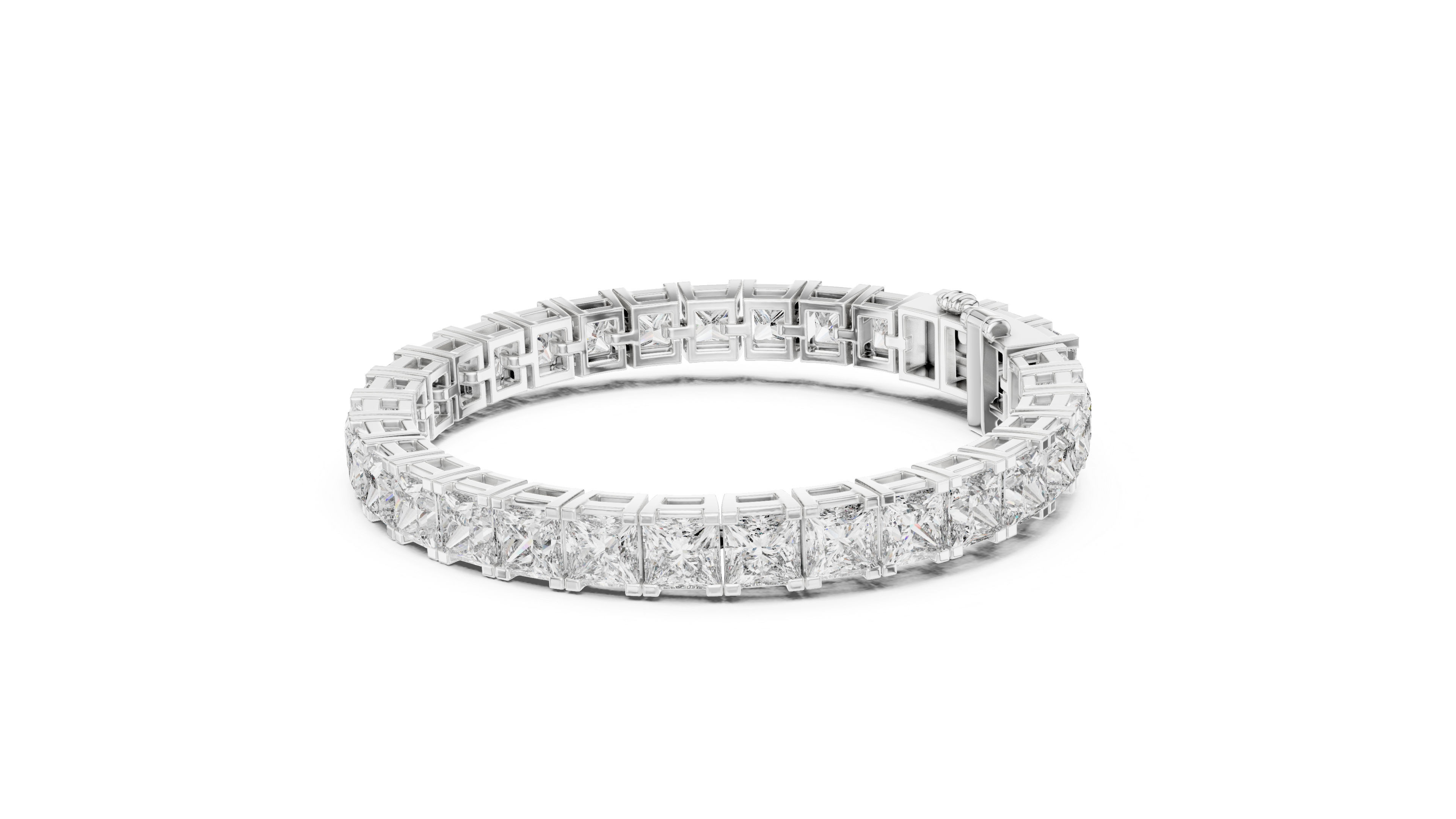 سوار الأميرة كوليت المميز in White Gold - VYKA Diamonds