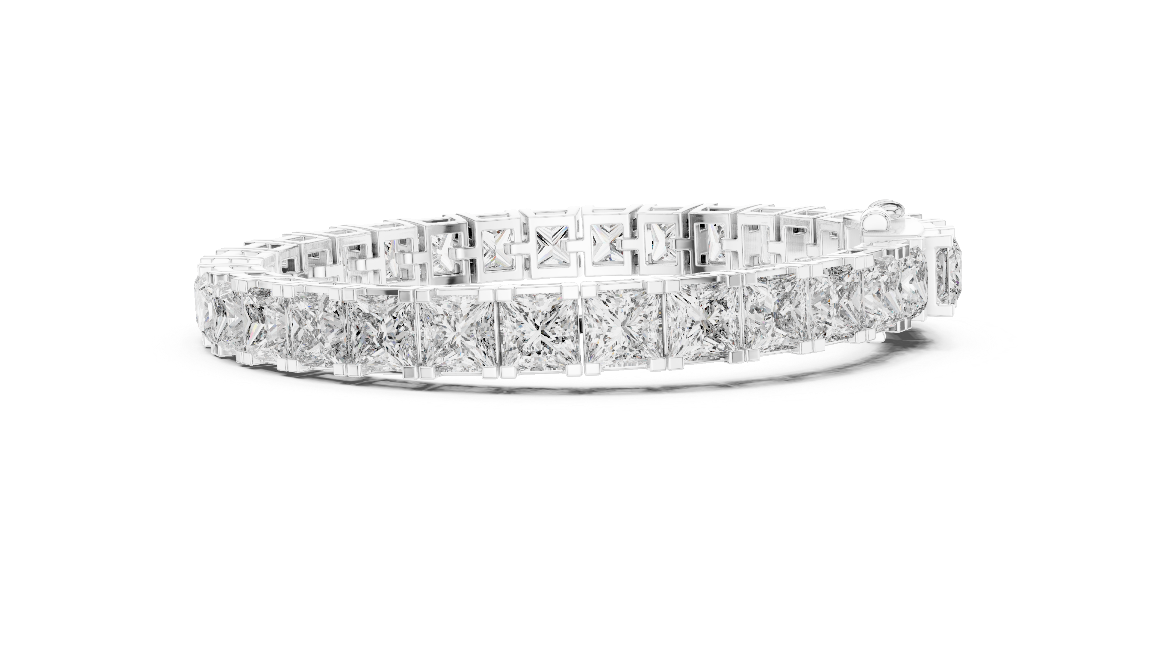 سوار الأميرة كوليت المميز in White Gold - VYKA Diamonds