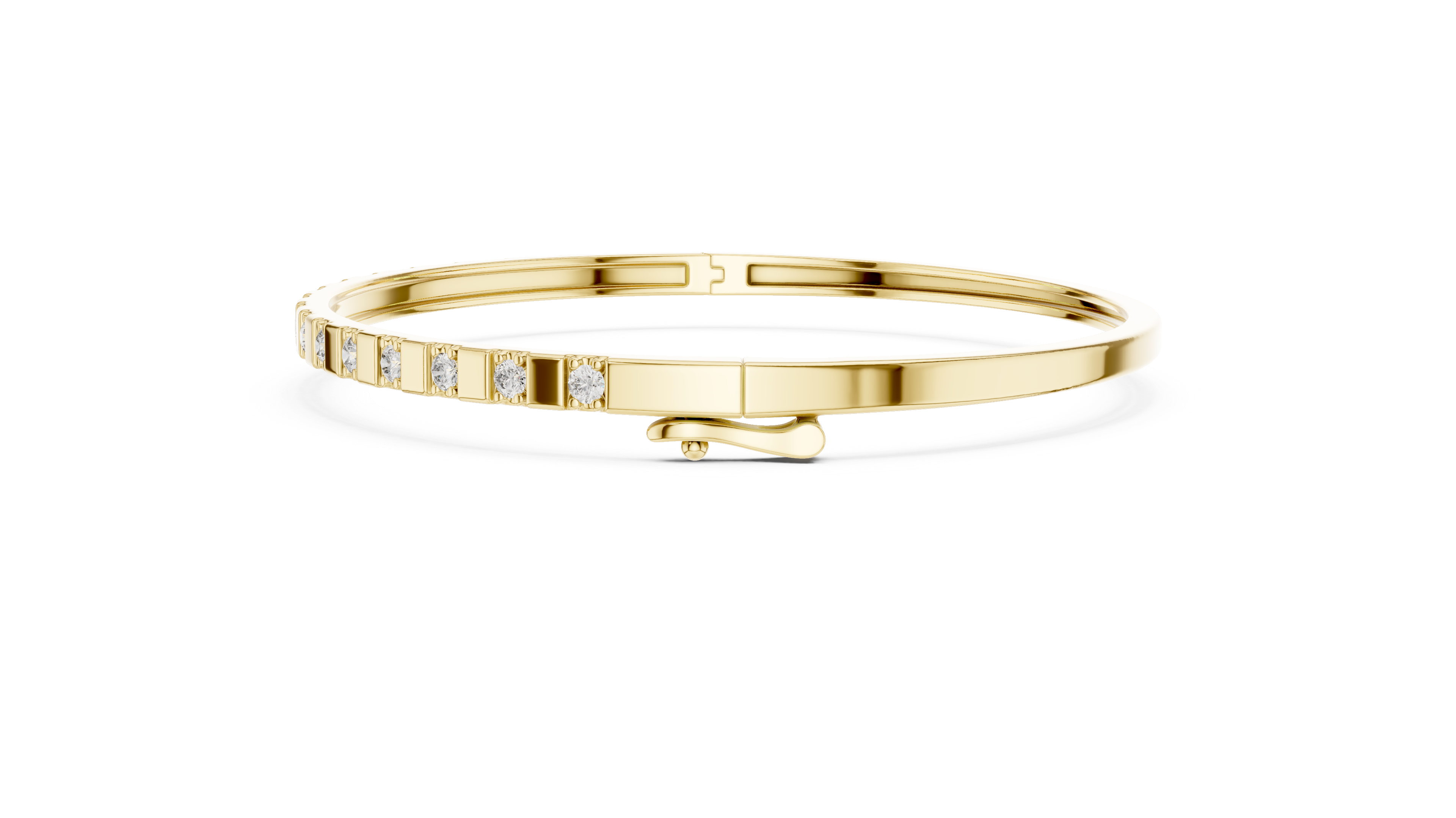 سوار ألماس مرصع بقِطع صغيرة in Yellow Gold - VYKA Diamonds