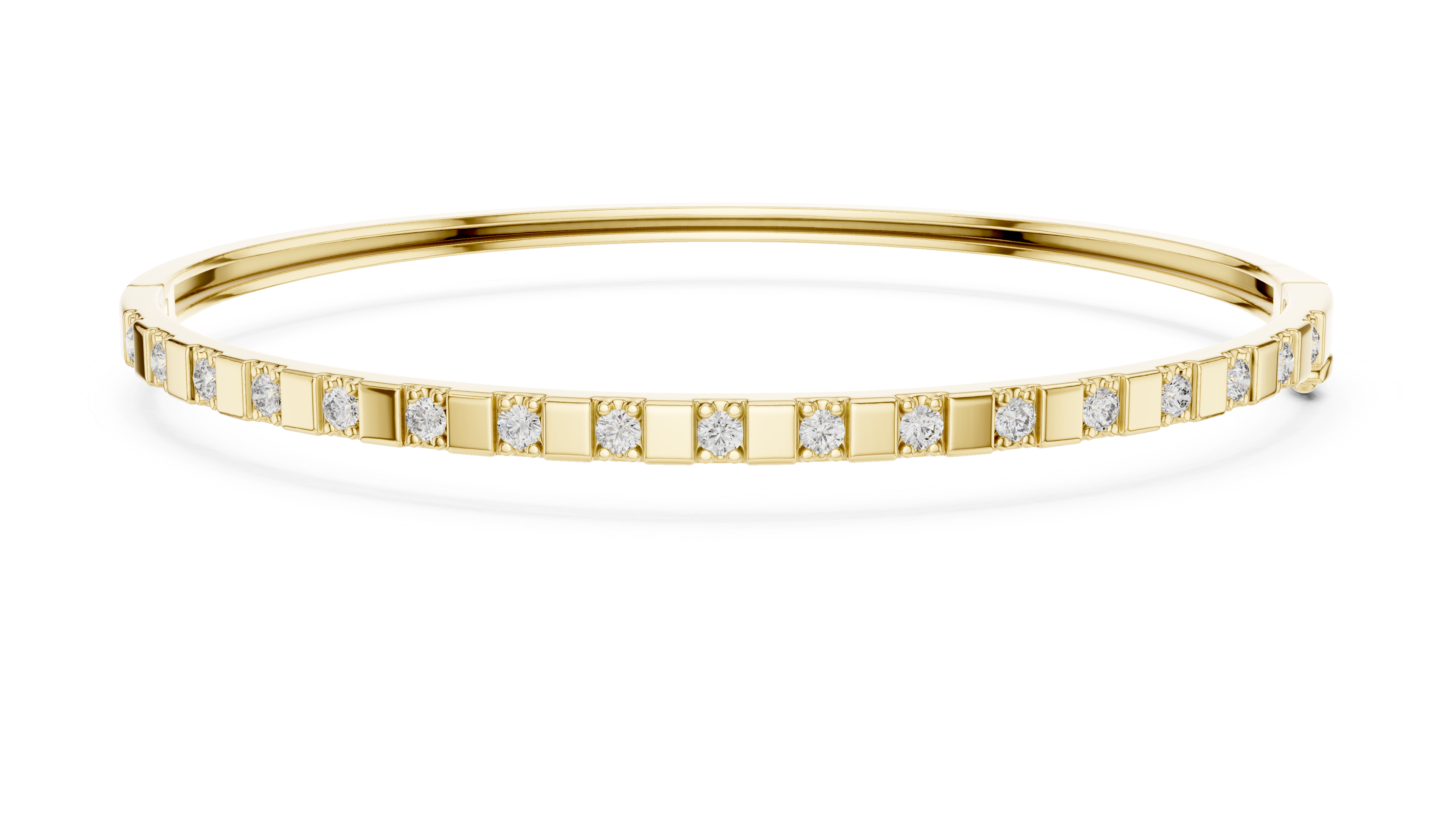 سوار ألماس مرصع بقِطع صغيرة in Yellow Gold - VYKA Diamonds