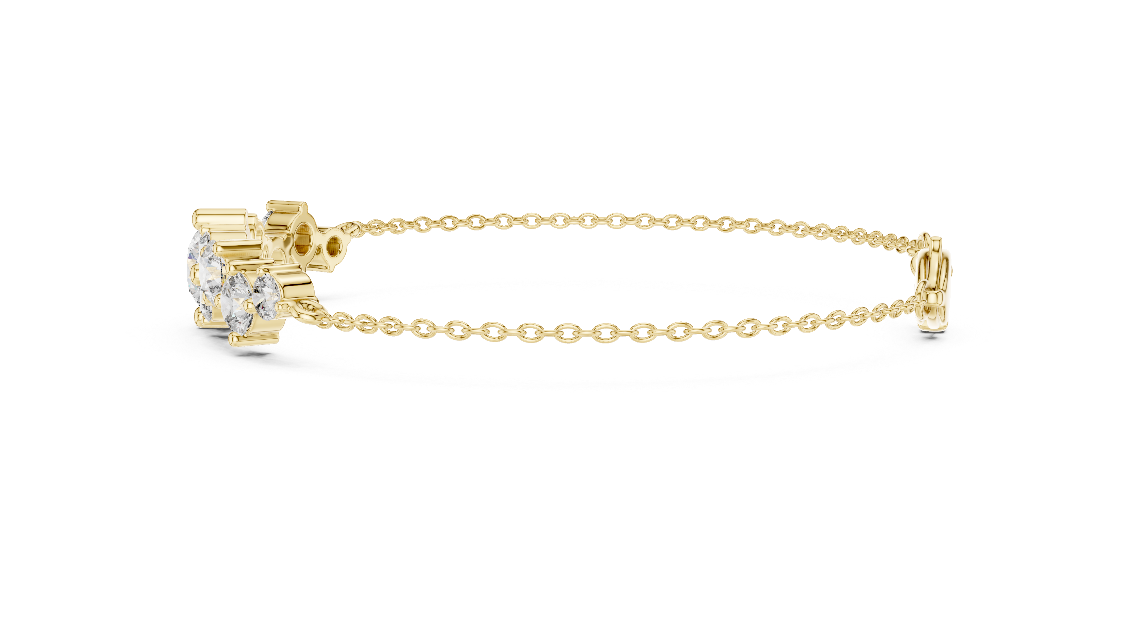 سوار كوليت دائري كبير in Yellow Gold - VYKA Diamonds