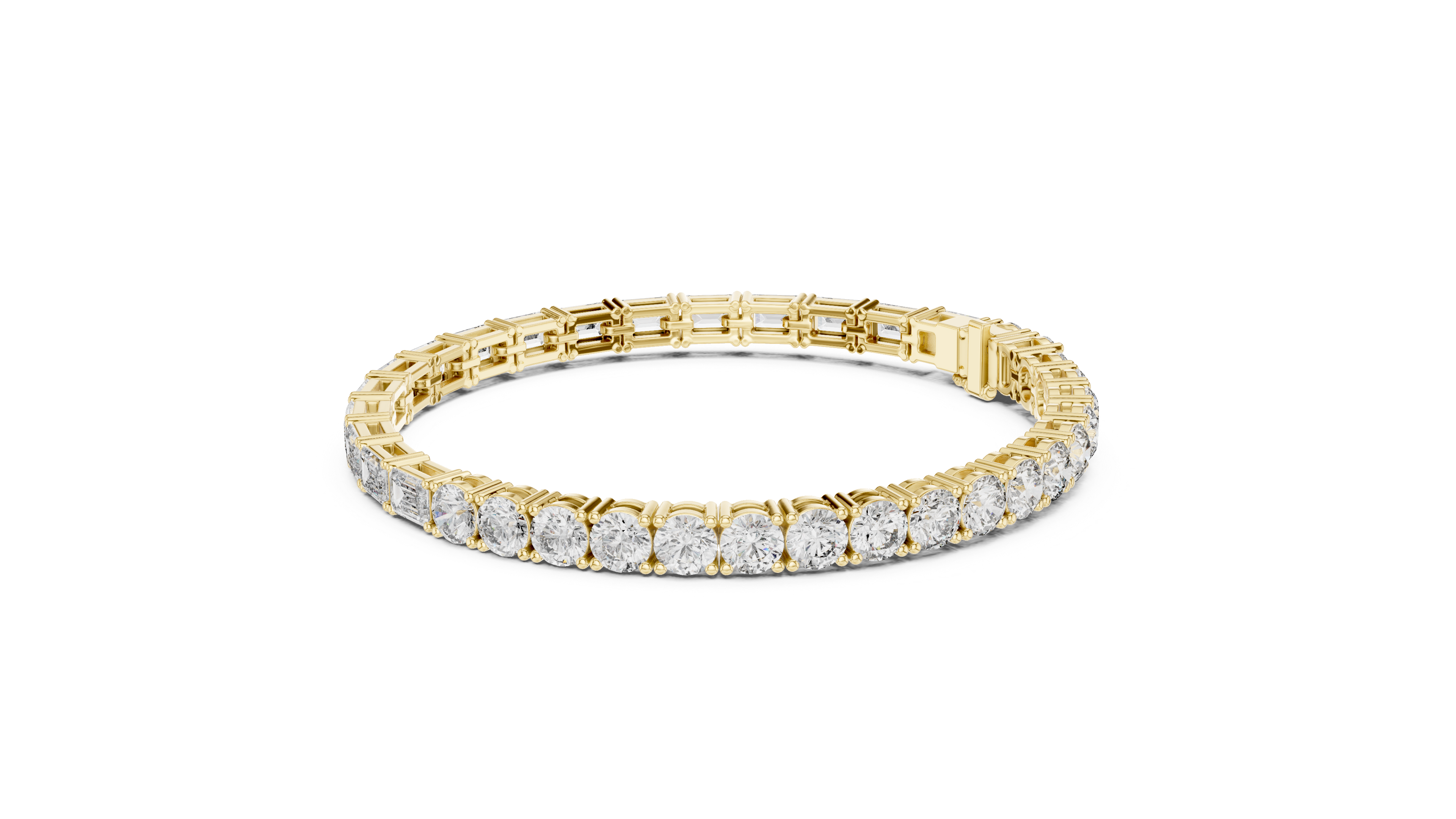 سوار من الزمرد بتصميم الكوليه in Yellow Gold - VYKA Diamonds