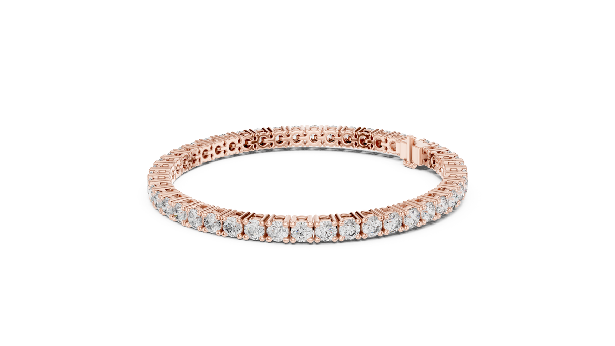 Channel Collet Diamond Bracelet