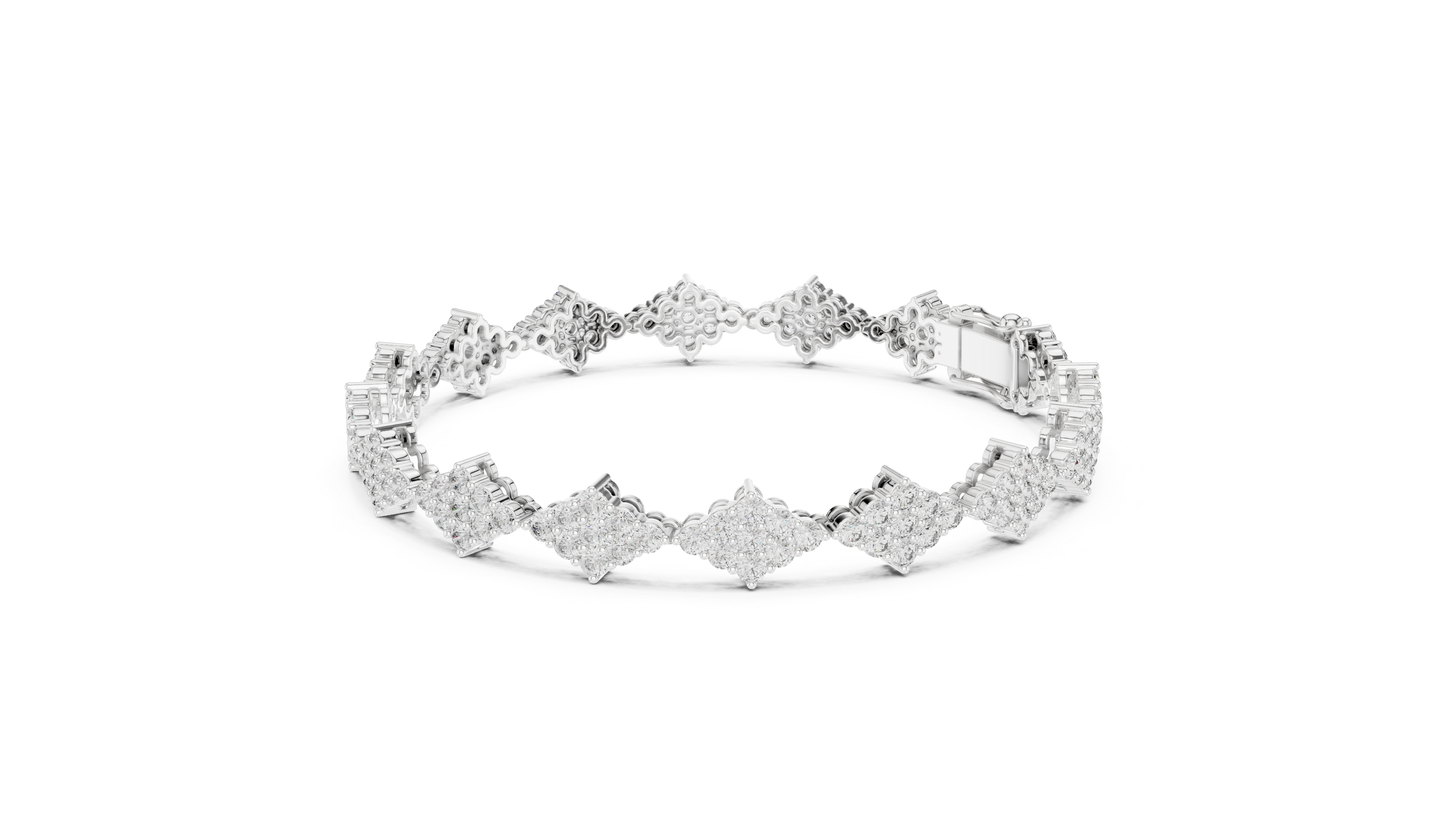 سوار الأبدية من الألماس الصغير in White Gold - VYKA Diamonds