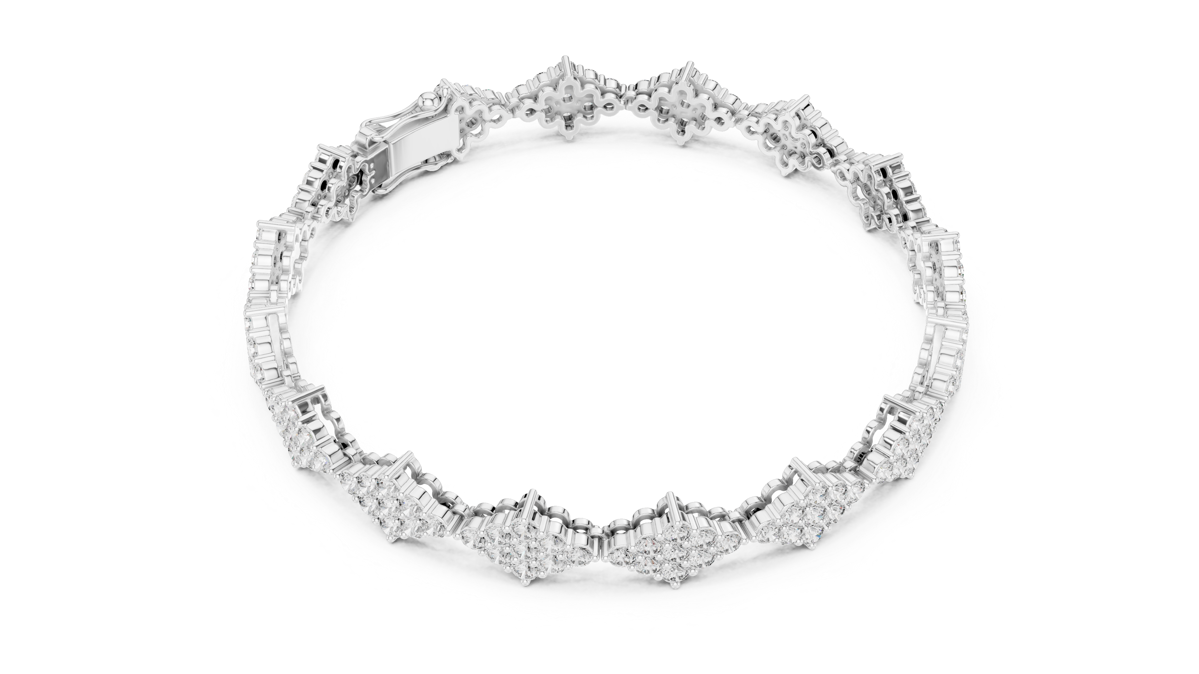 سوار الأبدية من الألماس الصغير in White Gold - VYKA Diamonds