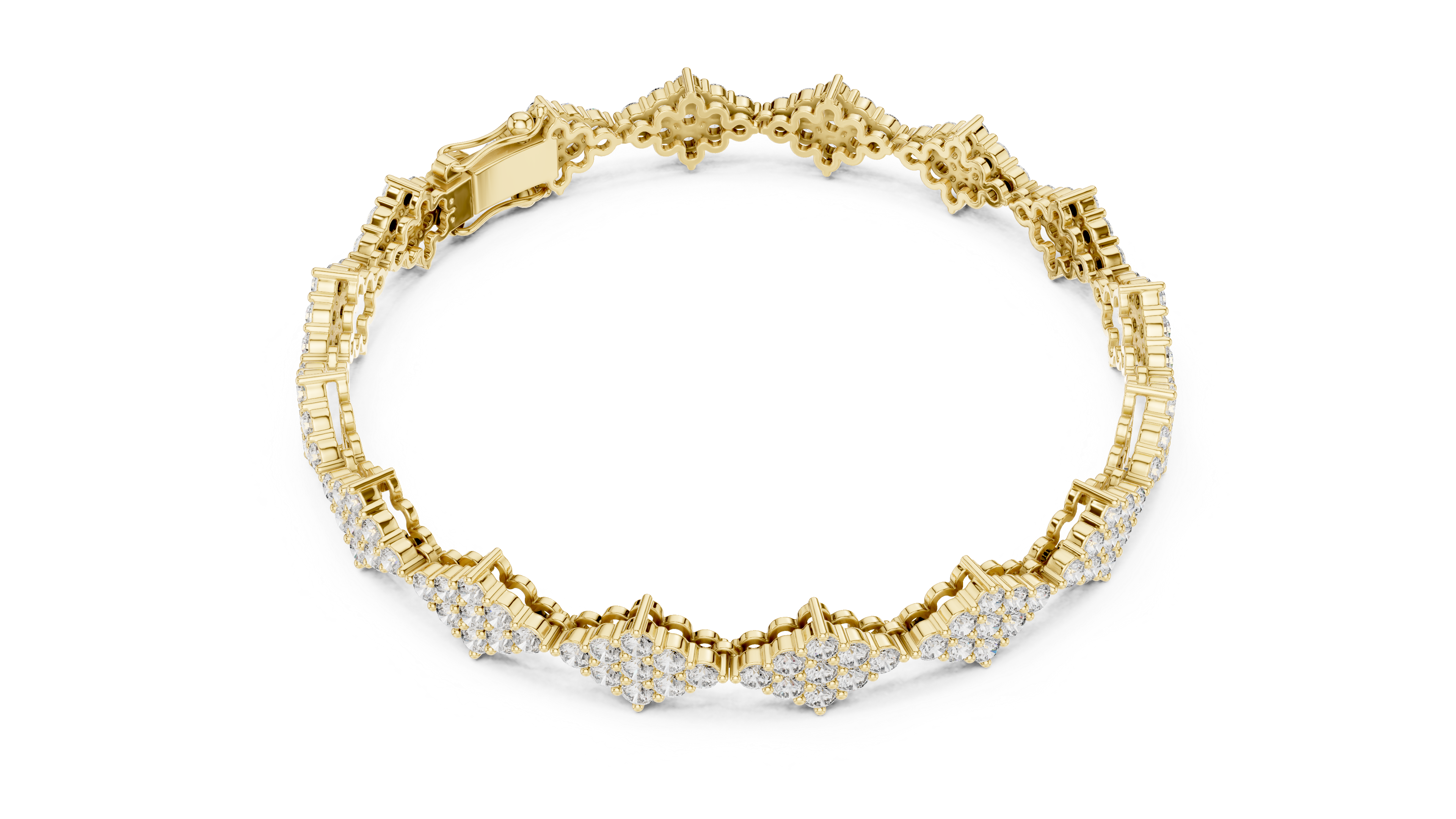سوار الأبدية من الألماس الصغير in Yellow Gold - VYKA Diamonds