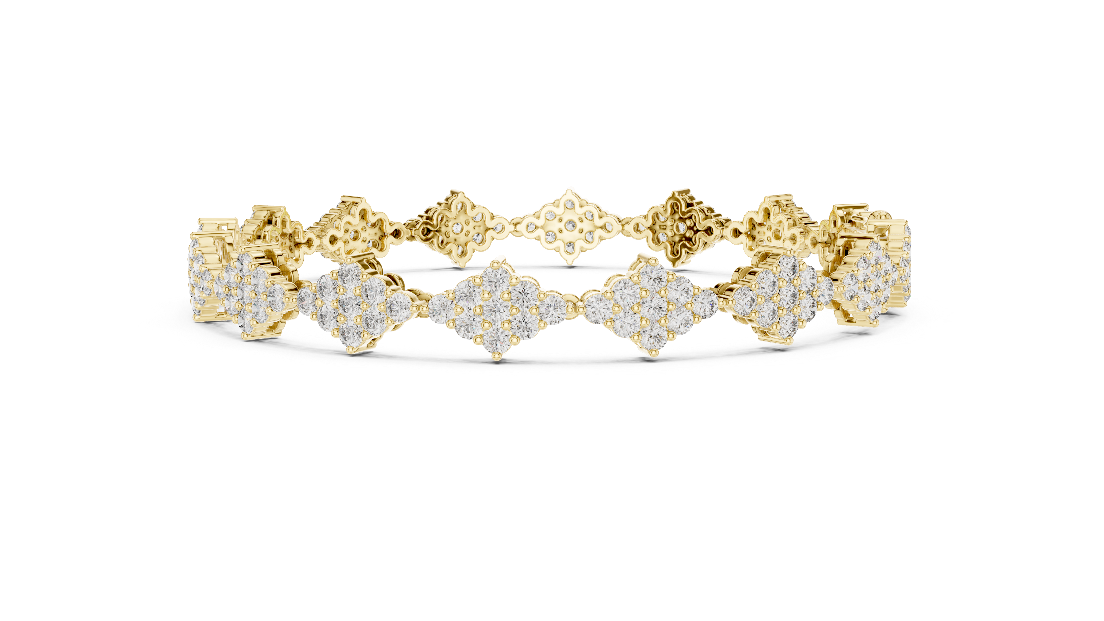 سوار الأبدية من الألماس الصغير in Yellow Gold - VYKA Diamonds