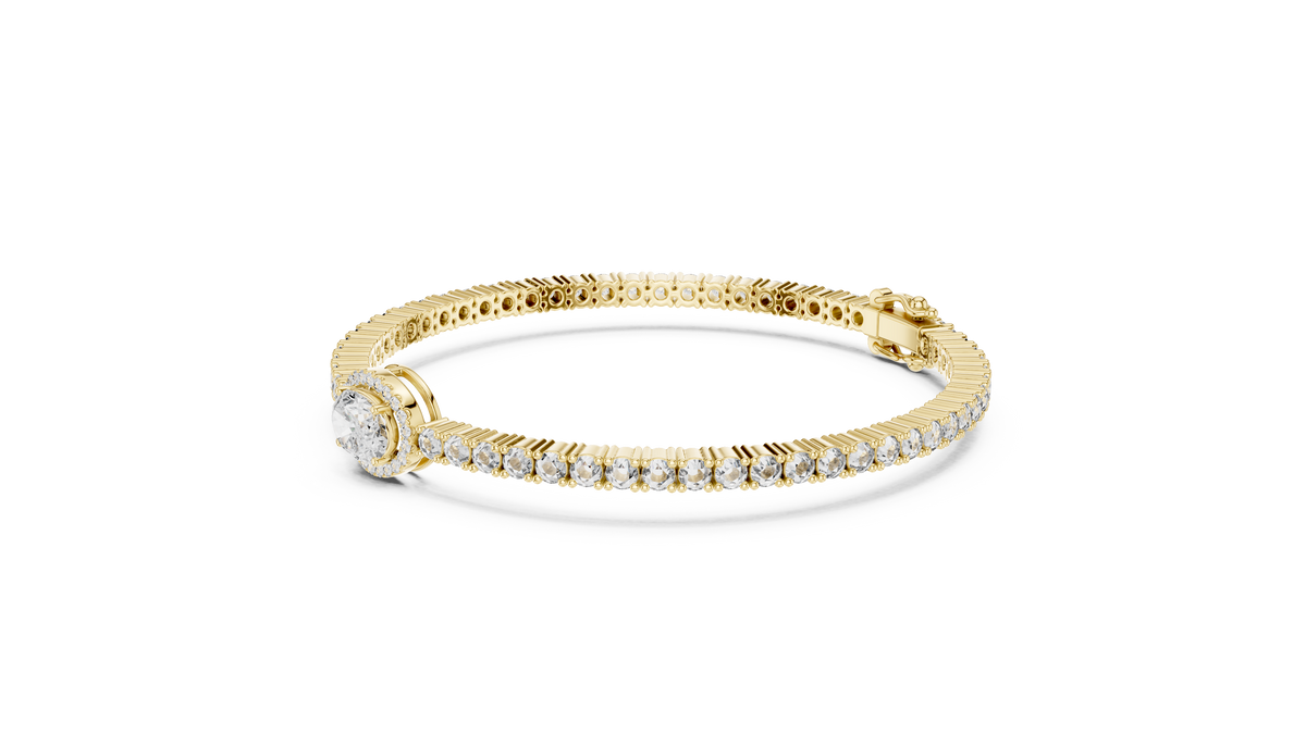 Micro Pavé Station Bangle