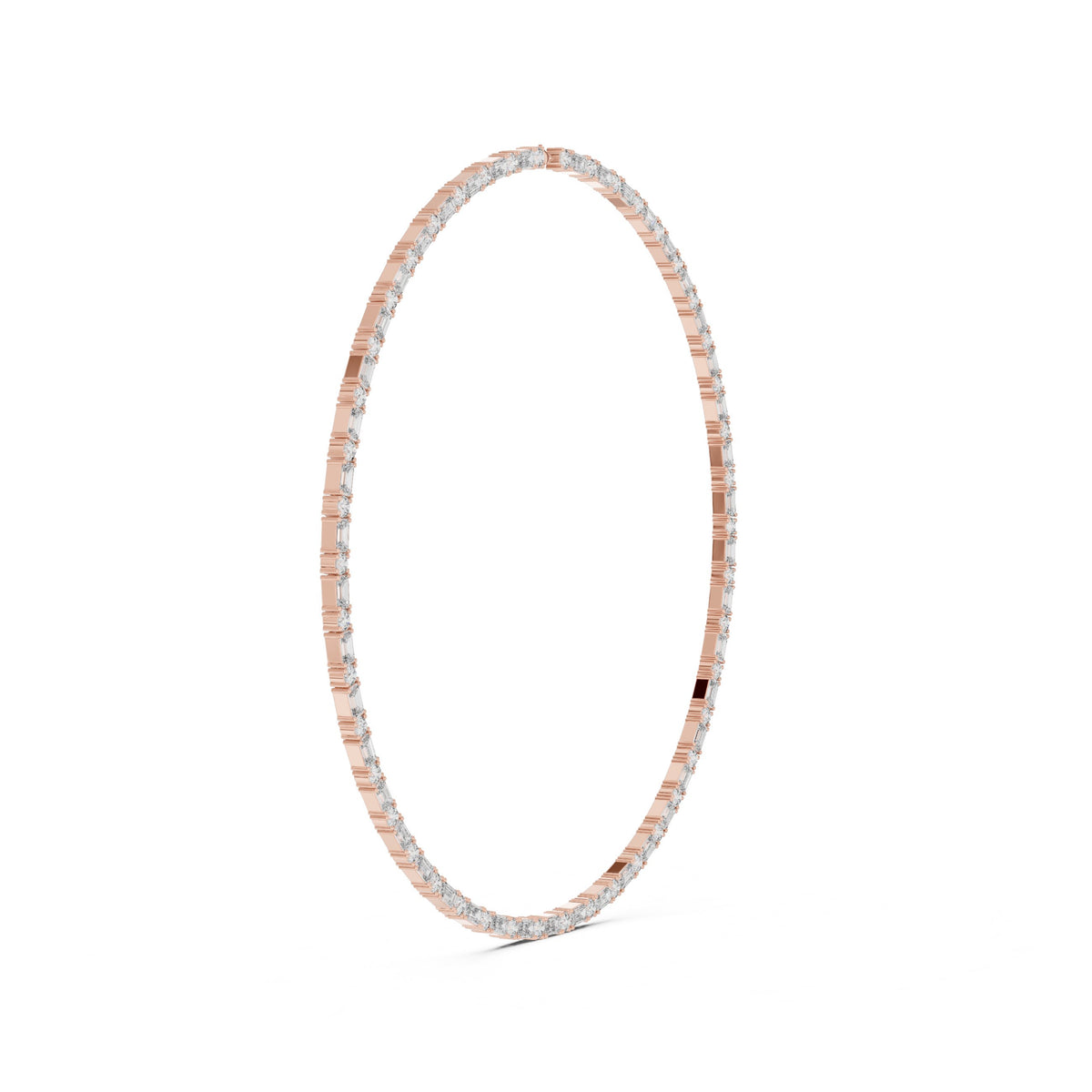 East-West Marquise Pave Collar Necklace