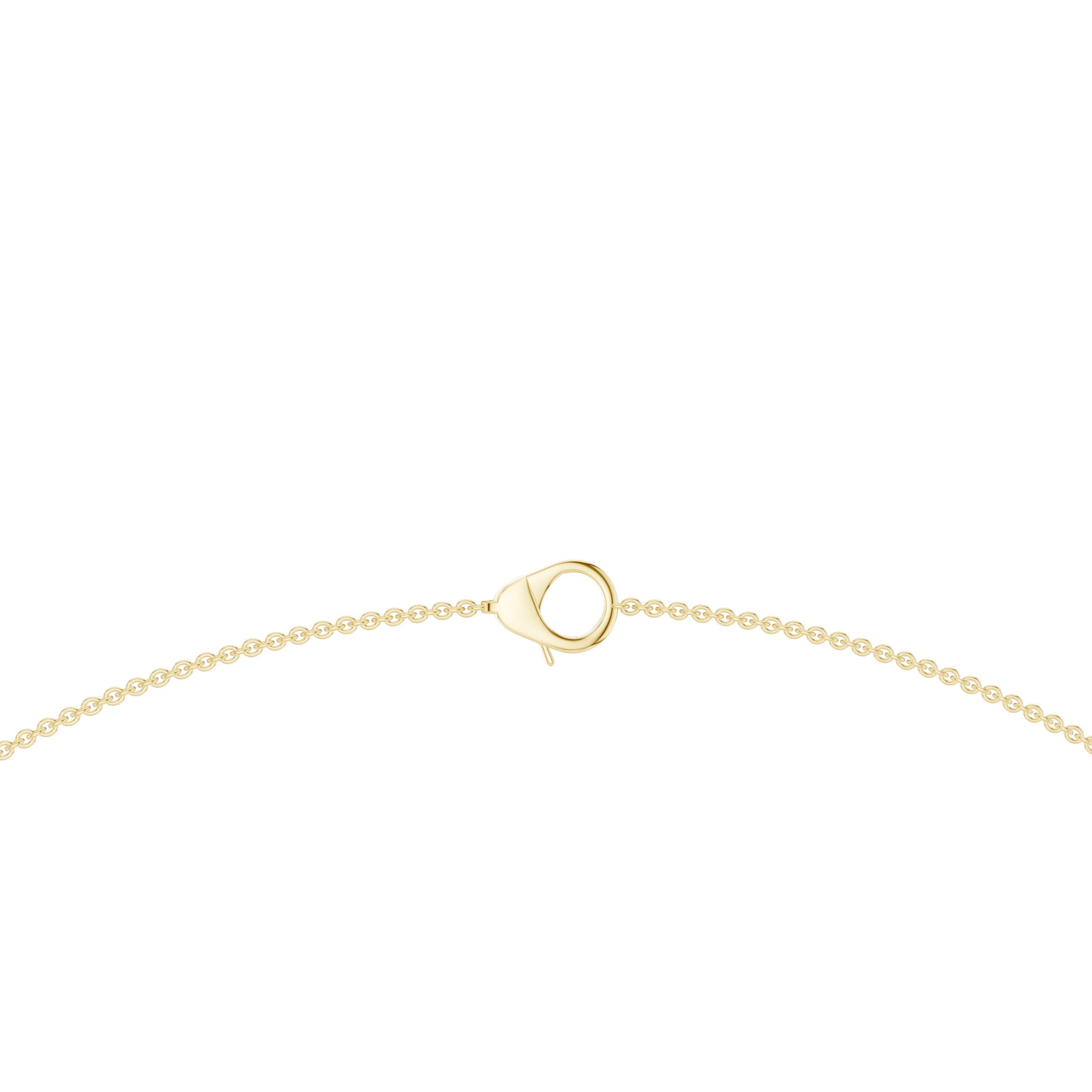 Mixed-Cut Bezel Station Chain Necklace in Yellow Gold - VYKA Diamonds