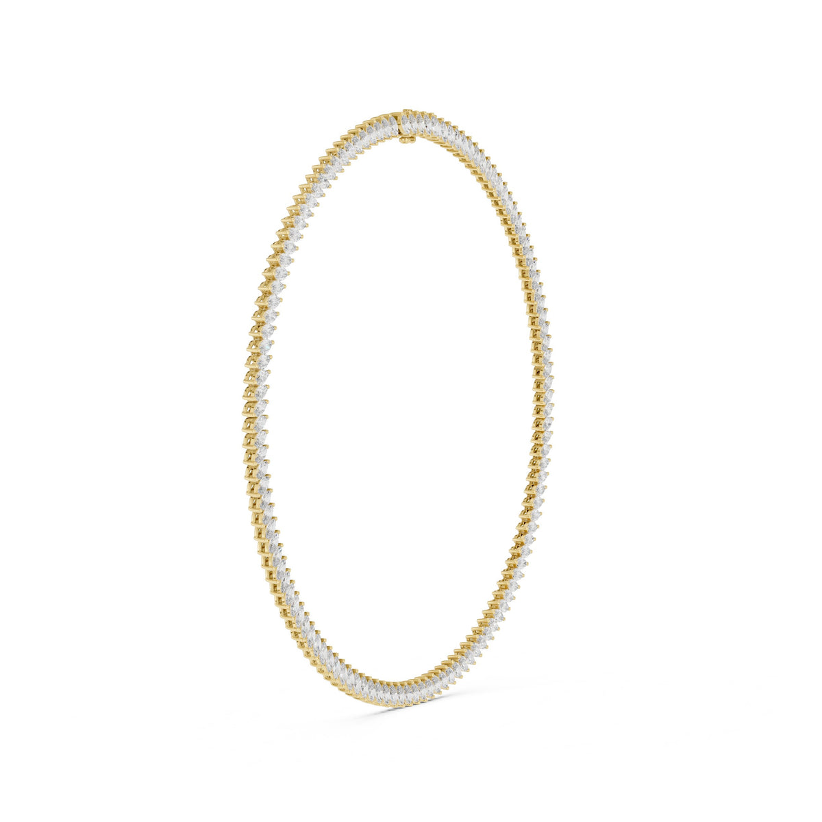 Pear Cluster Y-Drop Lariat Necklace