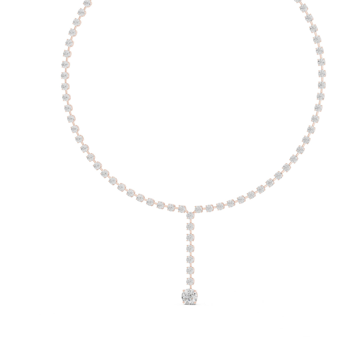 Classic Curb Chain Diamond Necklace