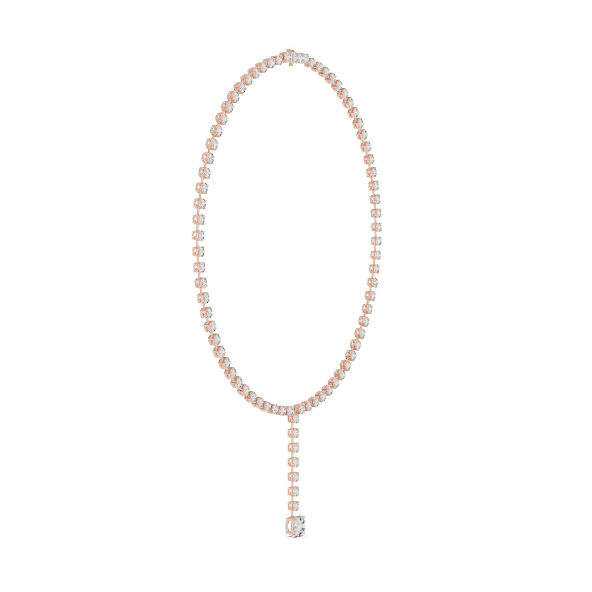 Classic Curb Chain Diamond Necklace