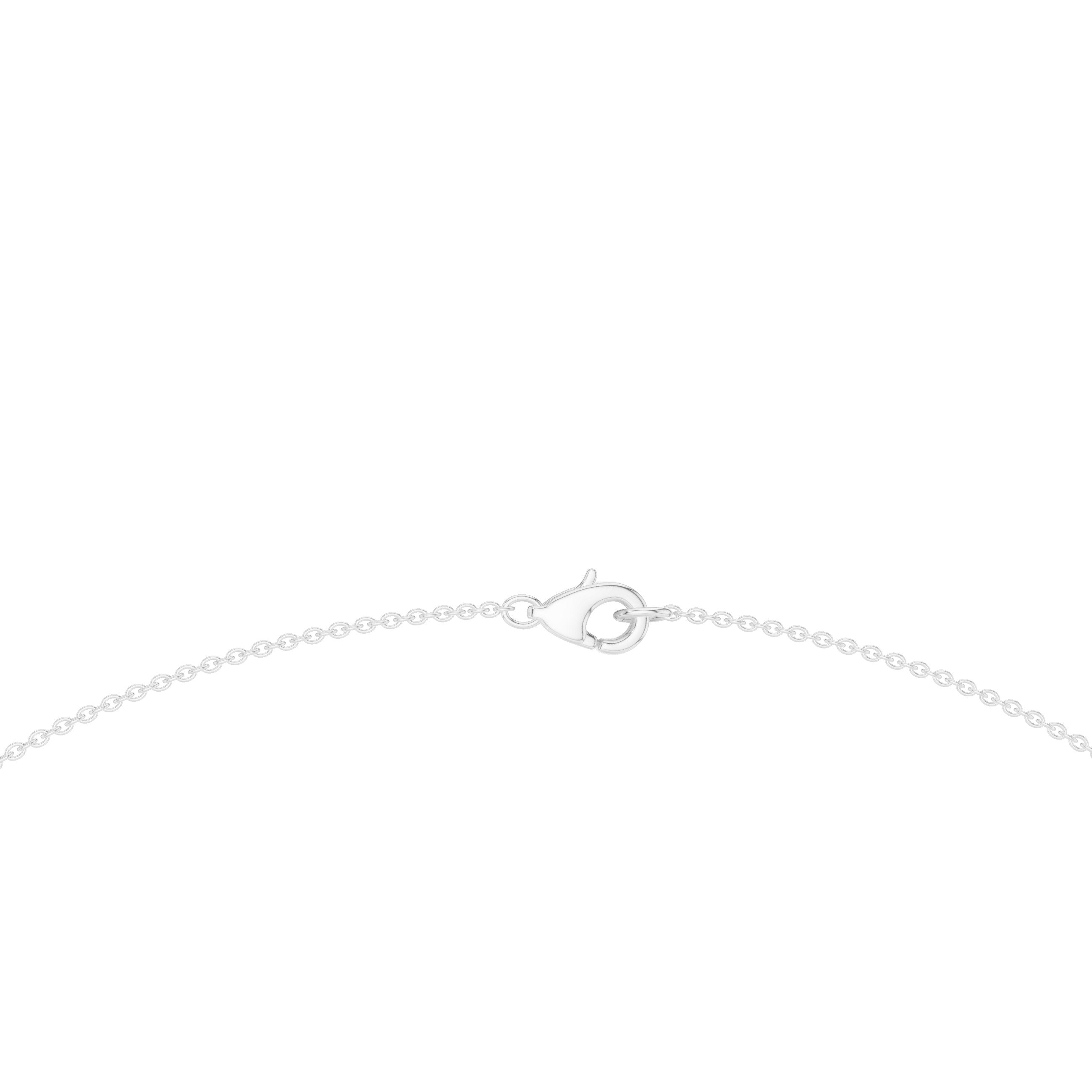 Pear Dangle Fringe Collar Necklace in White Gold - VYKA Diamonds