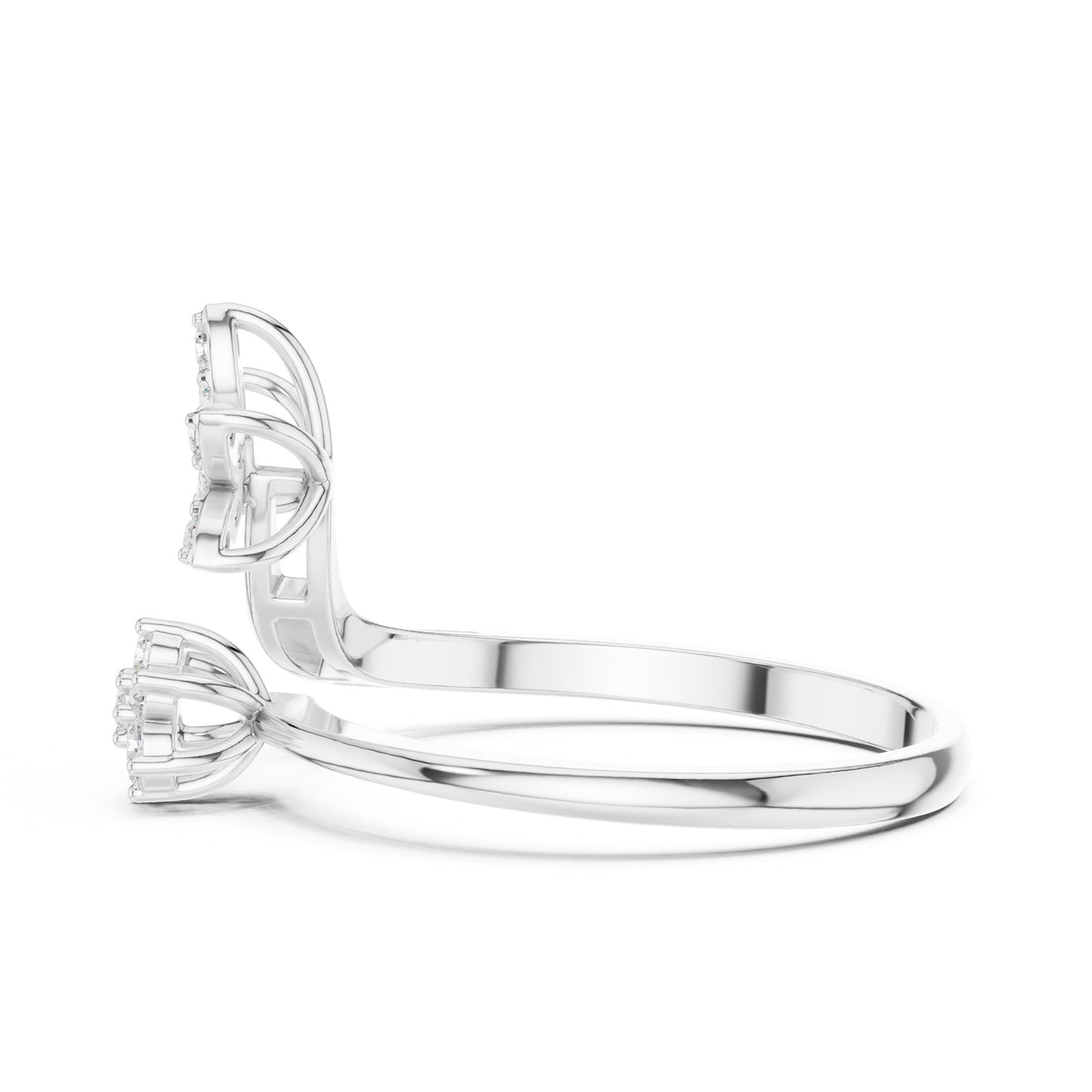 Dawn Cathedral Diamond Engagement Ring