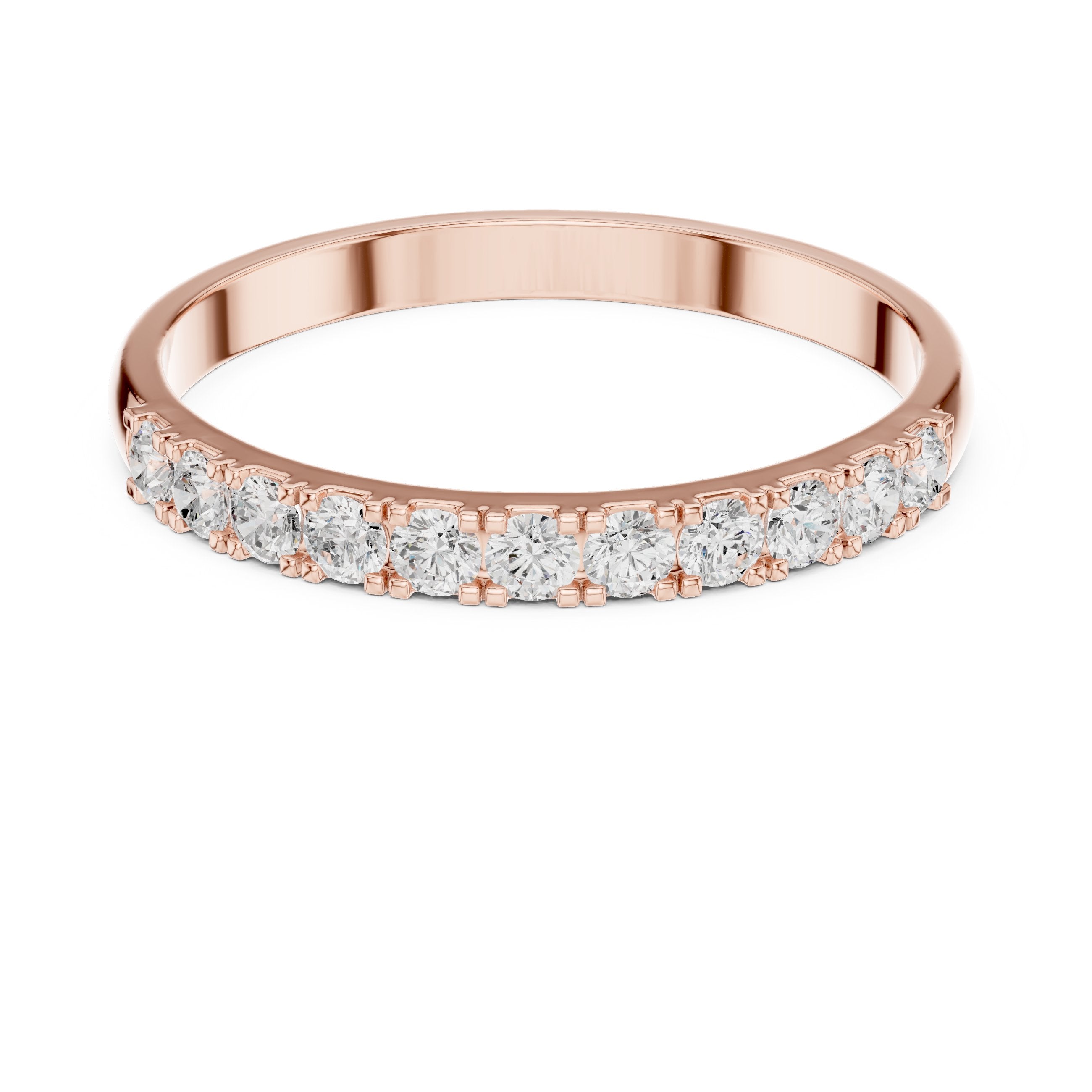 Dazzling Vintage Diamond Engagement Ring in Rose Gold - VYKA Diamonds