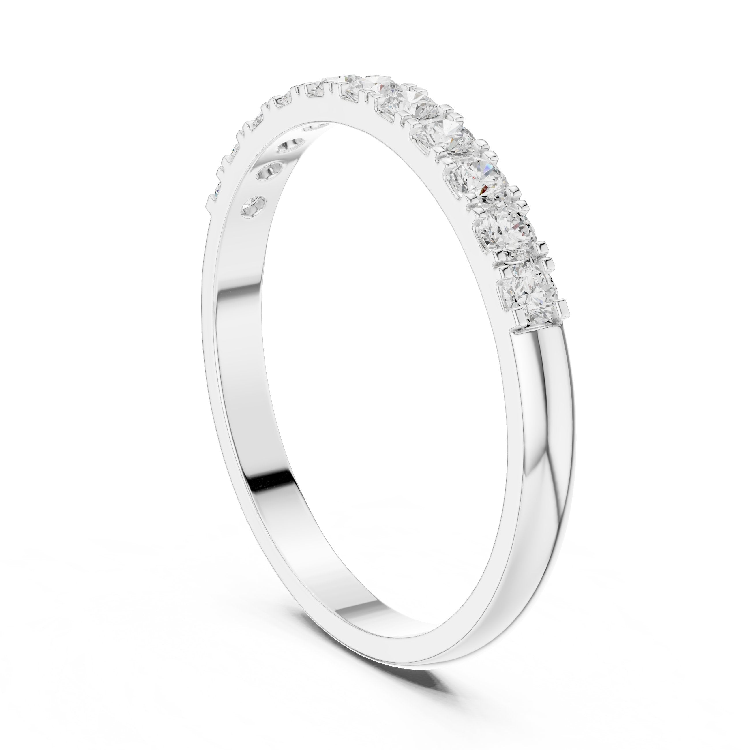 Dazzling Vintage Diamond Engagement Ring in White Gold - VYKA Diamonds